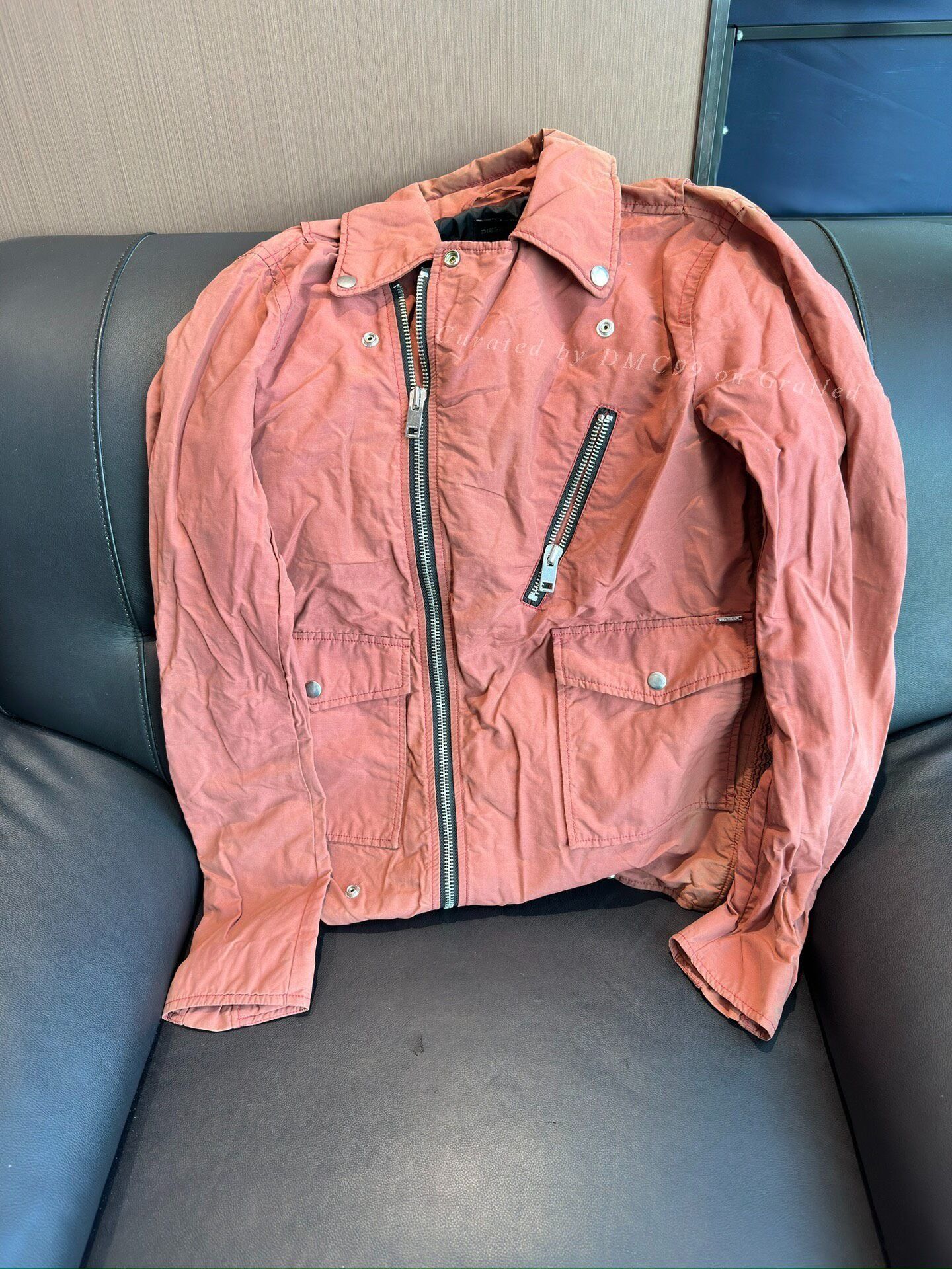 Diesel Diesel Salmon Vintage Motorcycle Jacket Size US M / EU 48-50 / 2 - 2 Thumbnail