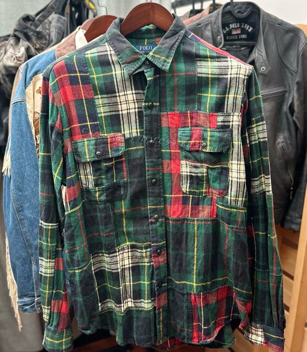 Polo Ralph Lauren Polo Ralph Lauren Patchwork Shirt Size US M / EU 48-50 / 2 - 2 Thumbnail
