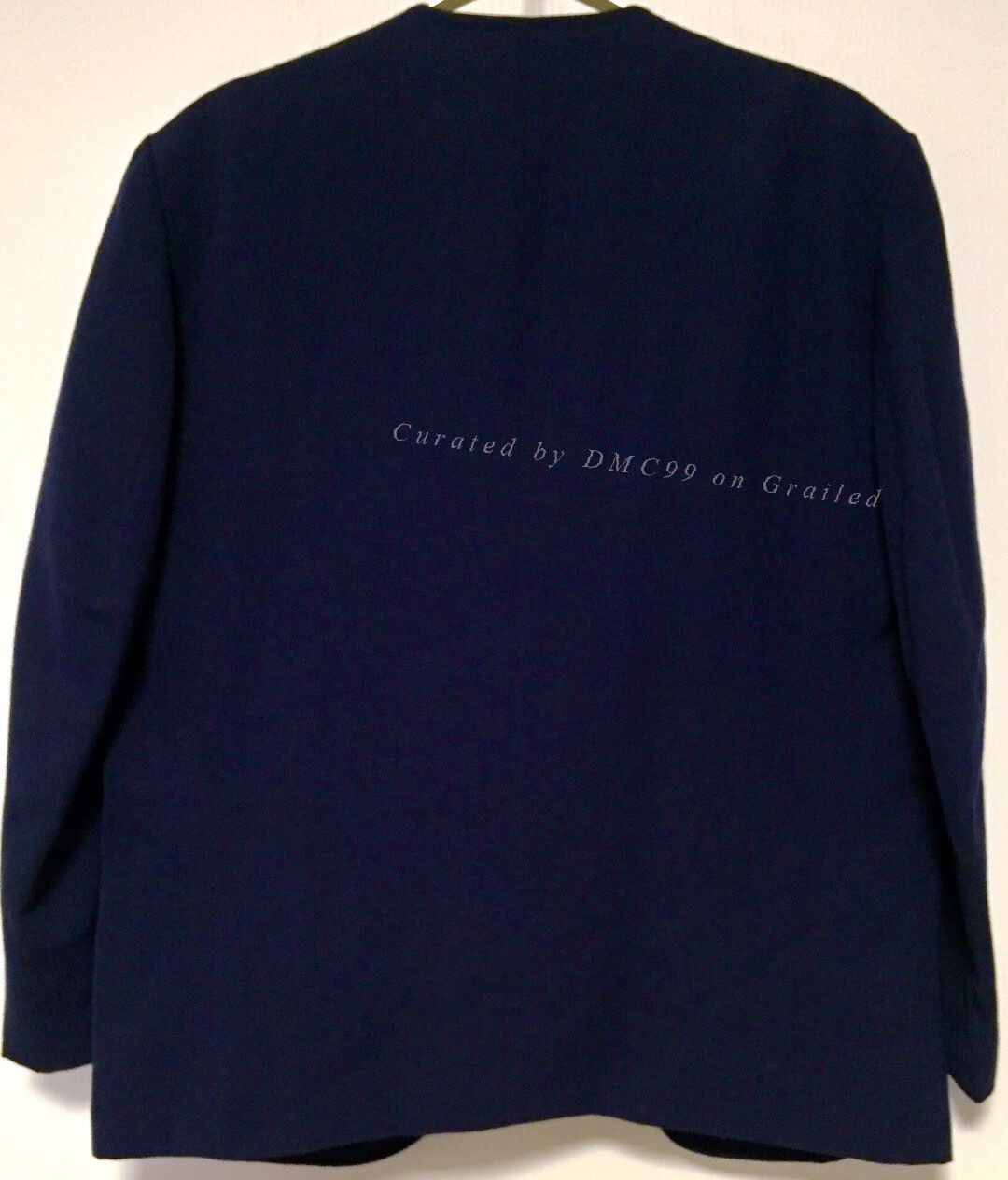 Yohji Yamamoto Yohji Yamamoto Y's Collarless Wool Blazer Size US M / EU 48-50 / 2 - 5 Thumbnail