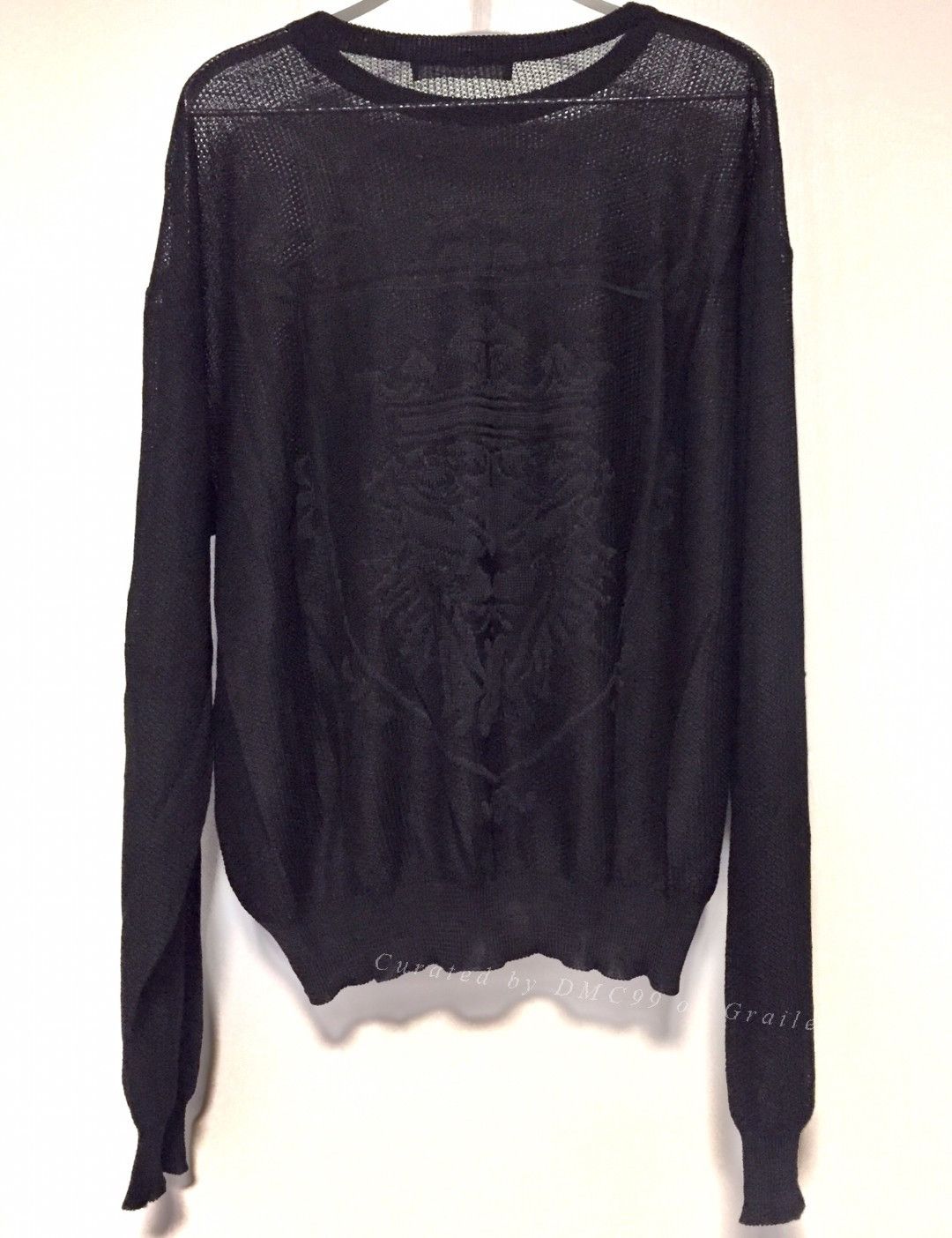 Raf Simons Raf Simons Early Archive Black Knit Sweater Size US L / EU 52-54 / 3 - 4 Thumbnail