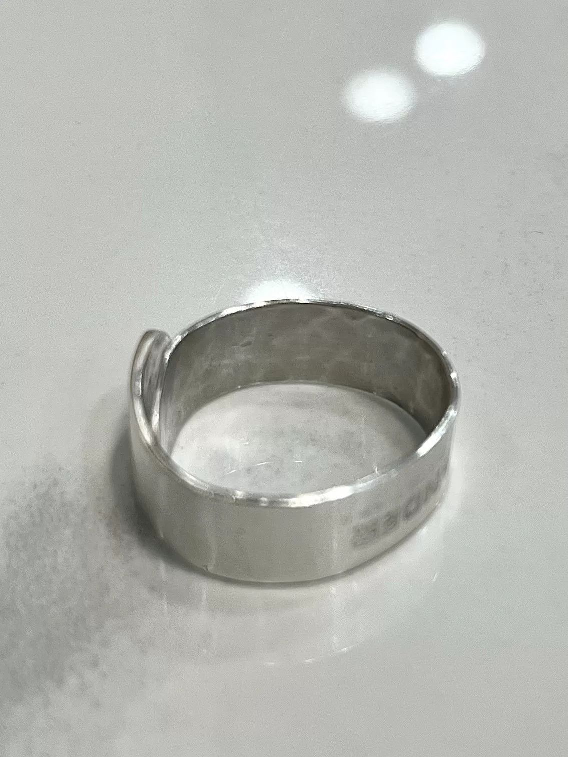 Jil Sander Jil Sander 925 Silver Adjustable Ring Size ONE SIZE - 4 Thumbnail