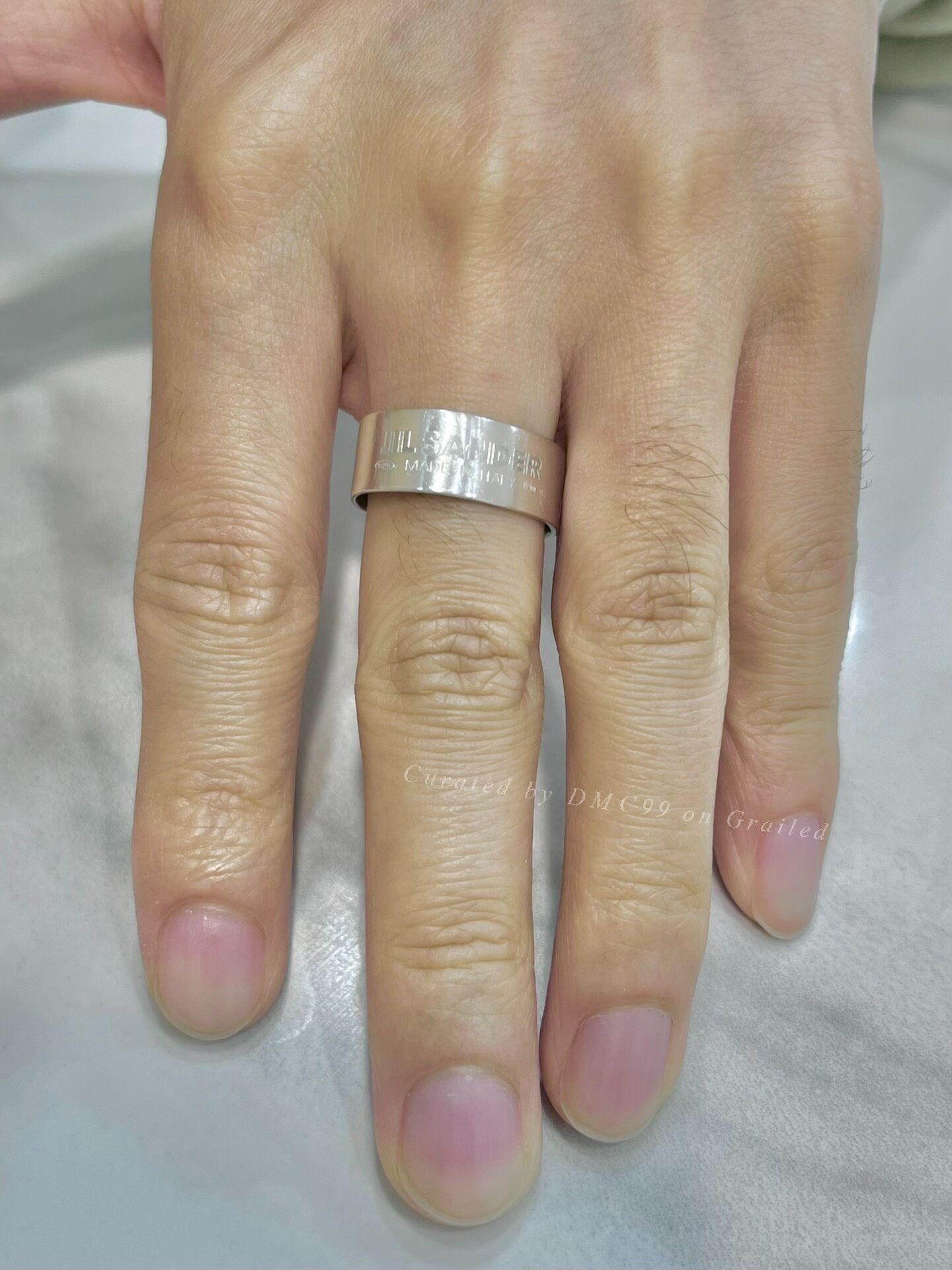 Jil Sander Jil Sander 925 Silver Adjustable Ring Size ONE SIZE - 3 Thumbnail