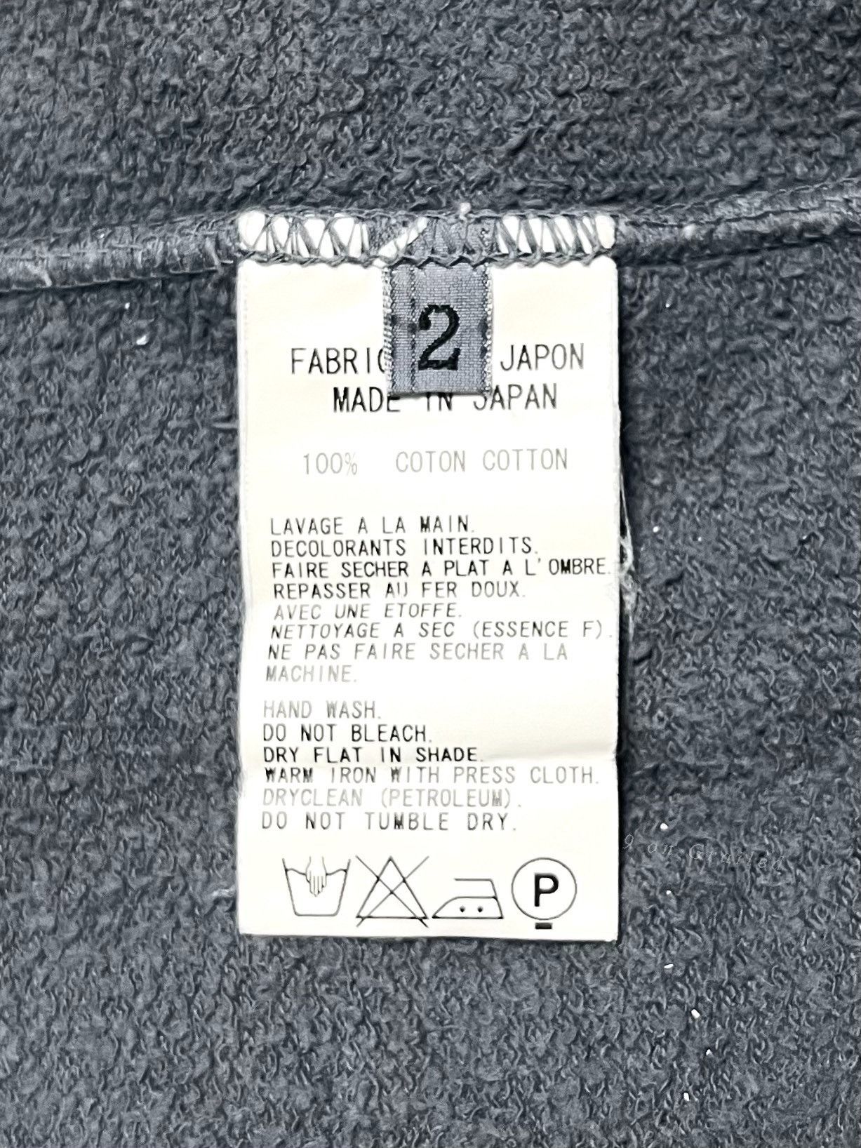 Yohji Yamamoto Yohji Yamamoto Y's Washed Gradient Gray Long-Sleeve T-Shirt Size M / US 6-8 / IT 42-44 - 8 Thumbnail