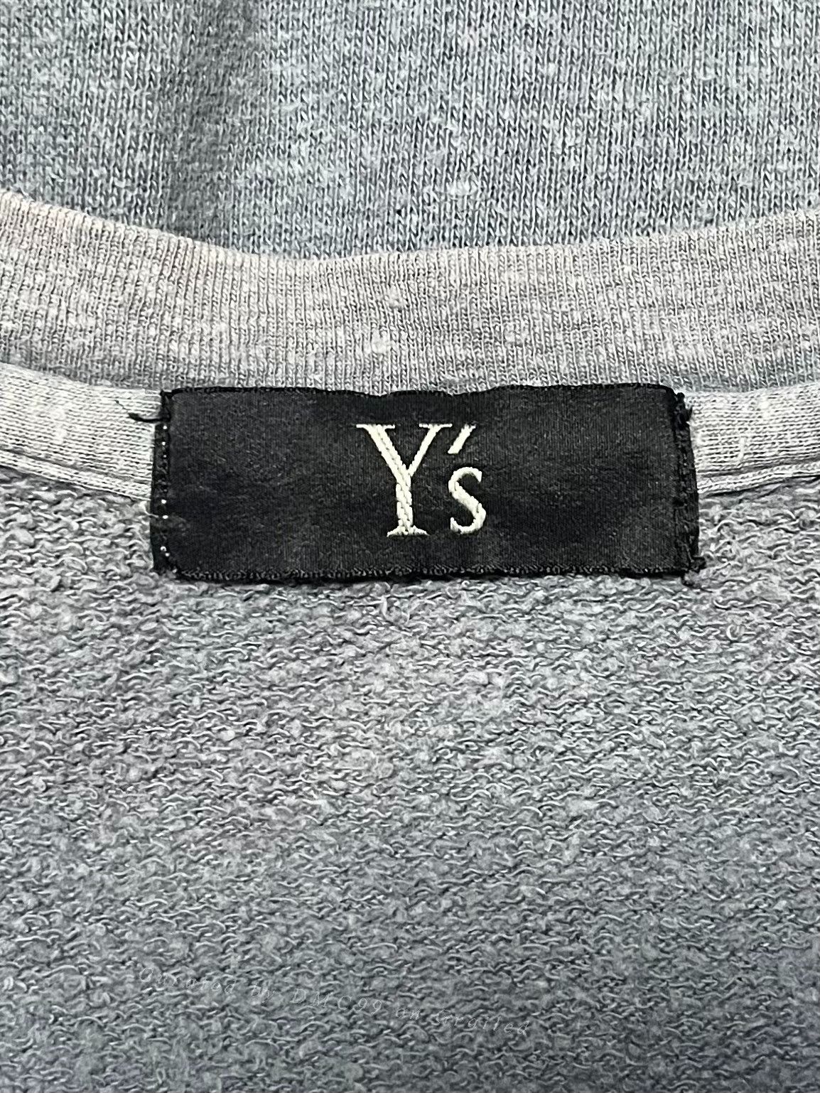 Yohji Yamamoto Yohji Yamamoto Y's Washed Gradient Gray Long-Sleeve T-Shirt Size M / US 6-8 / IT 42-44 - 7 Thumbnail