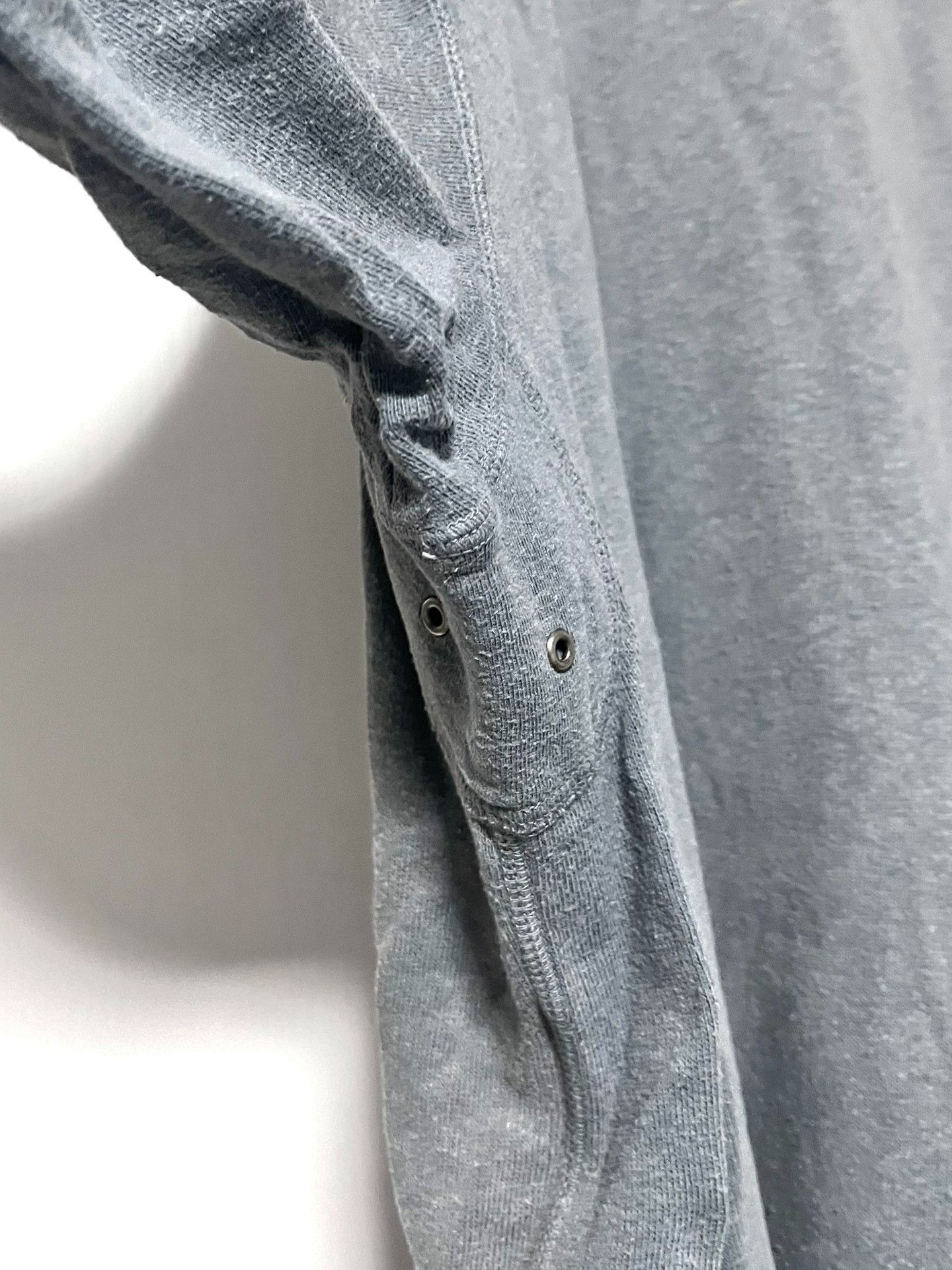 Yohji Yamamoto Yohji Yamamoto Y's Washed Gradient Gray Long-Sleeve T-Shirt Size M / US 6-8 / IT 42-44 - 6 Thumbnail