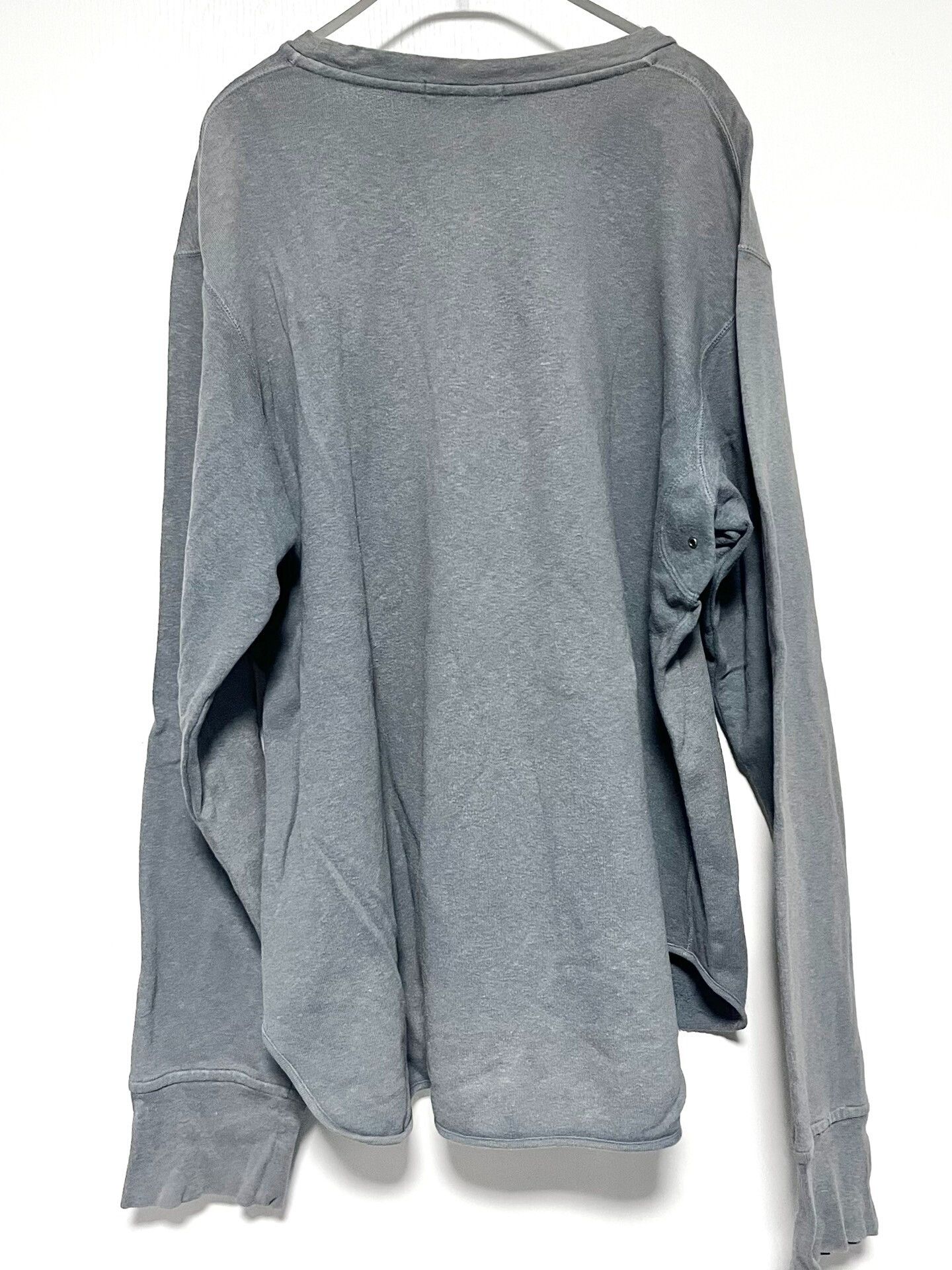 Yohji Yamamoto Yohji Yamamoto Y's Washed Gradient Gray Long-Sleeve T-Shirt Size M / US 6-8 / IT 42-44 - 5 Thumbnail