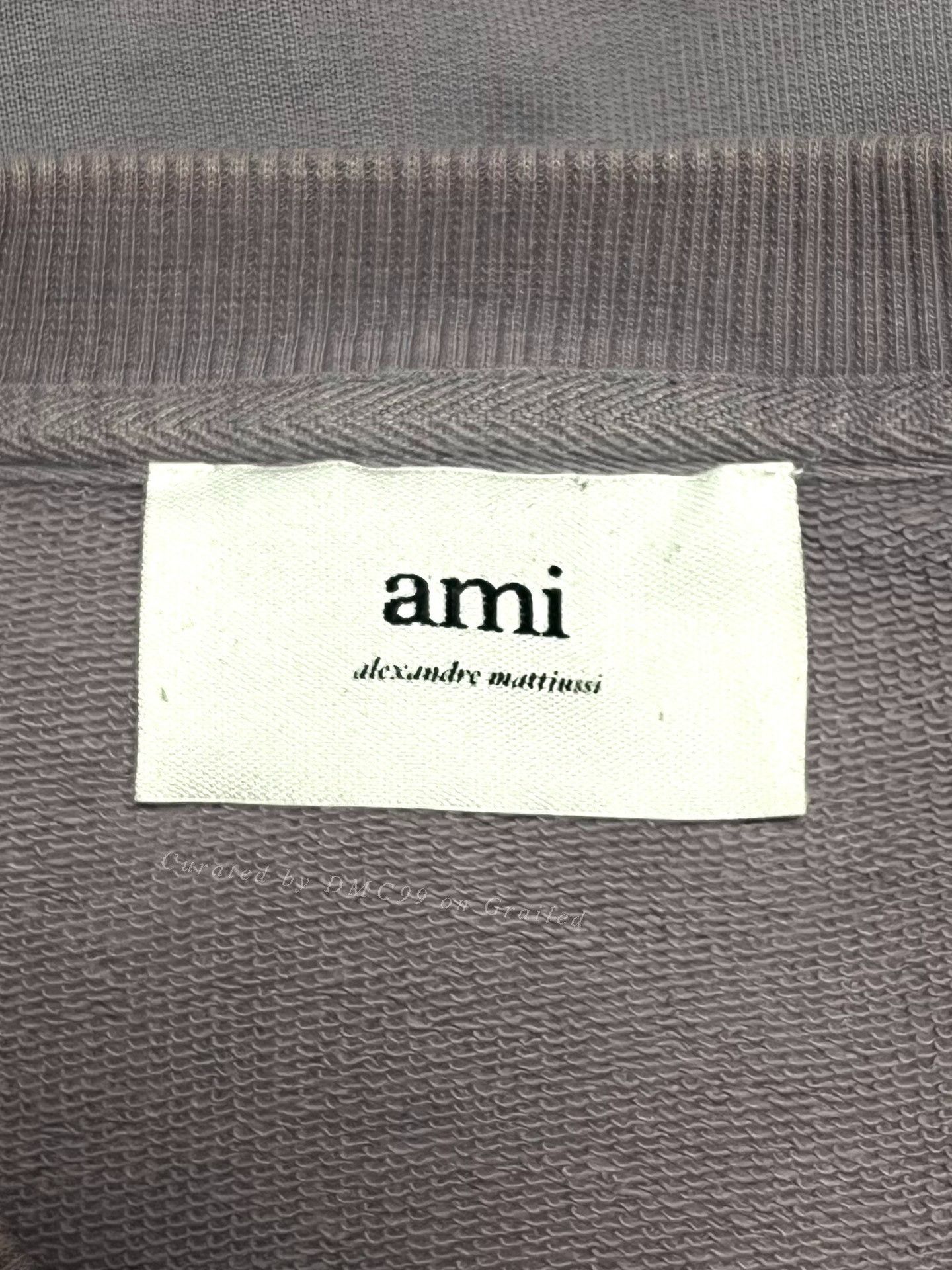 AMI AMI Alexandre Mattiussi Heart Embroidered Sweatshirt Size US XXL / EU 58 / 5 - 6 Thumbnail