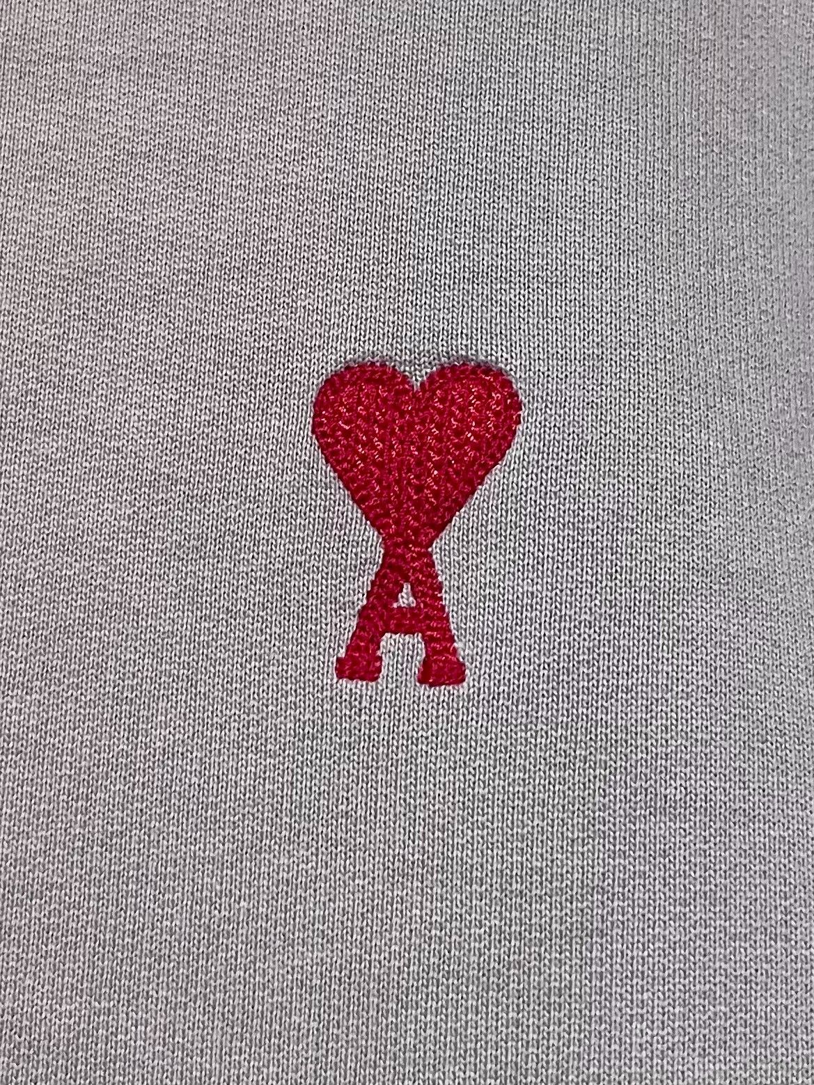 AMI AMI Alexandre Mattiussi Heart Embroidered Sweatshirt Size US XXL / EU 58 / 5 - 2 Thumbnail