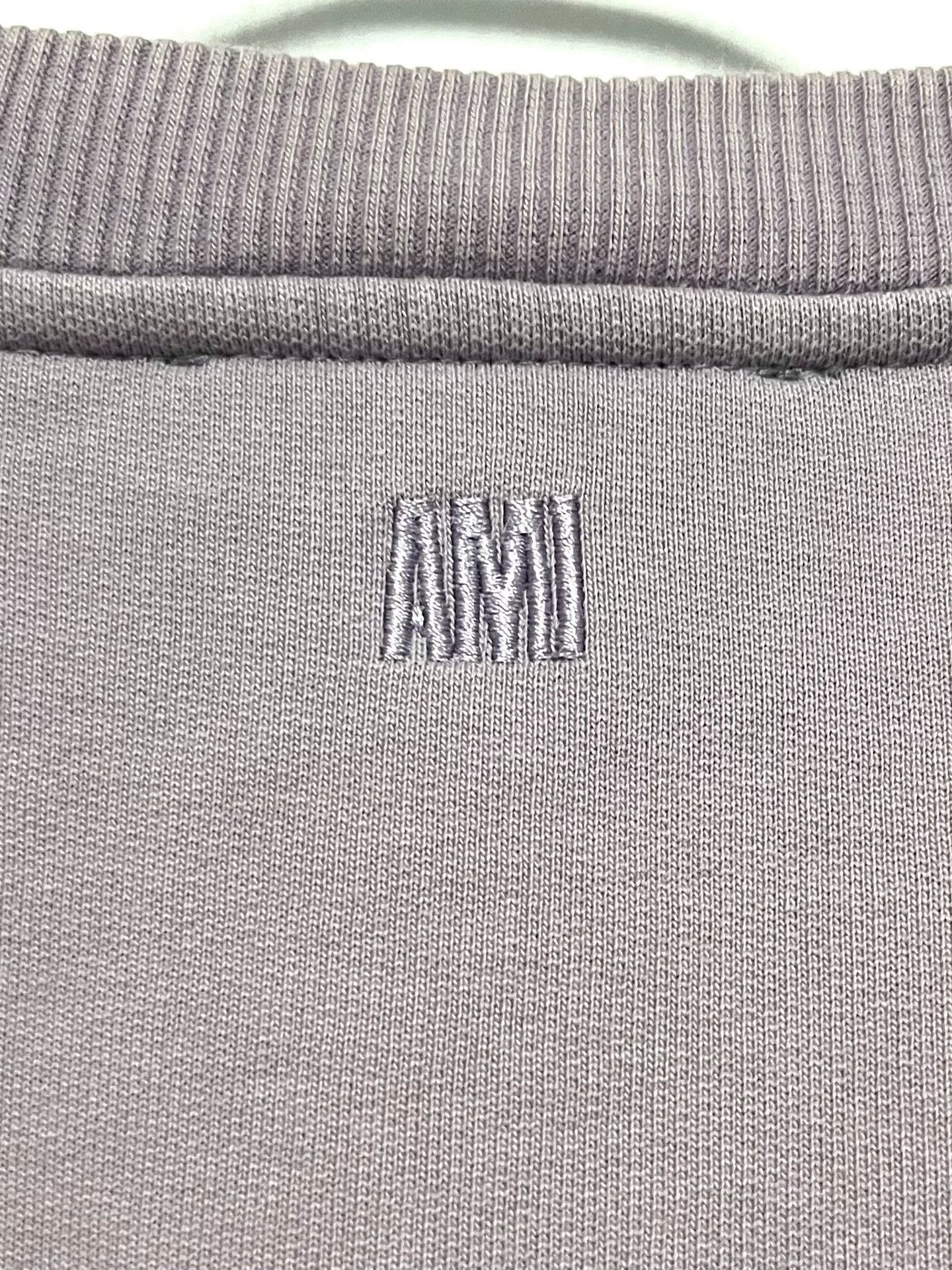 AMI AMI Alexandre Mattiussi Heart Embroidered Sweatshirt Size US XXL / EU 58 / 5 - 5 Thumbnail