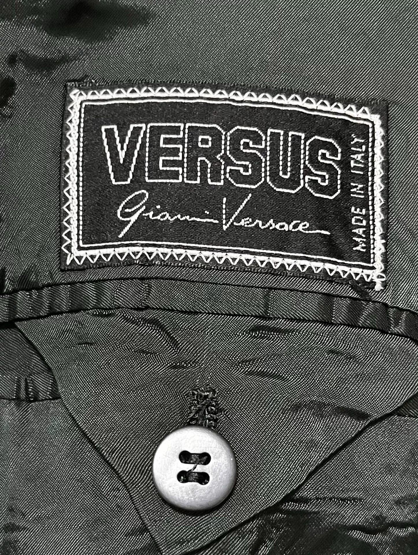 Versus Versace Versus Checkered Loose Fit Blazer Size US L / EU 52-54 / 3 - 2 Thumbnail