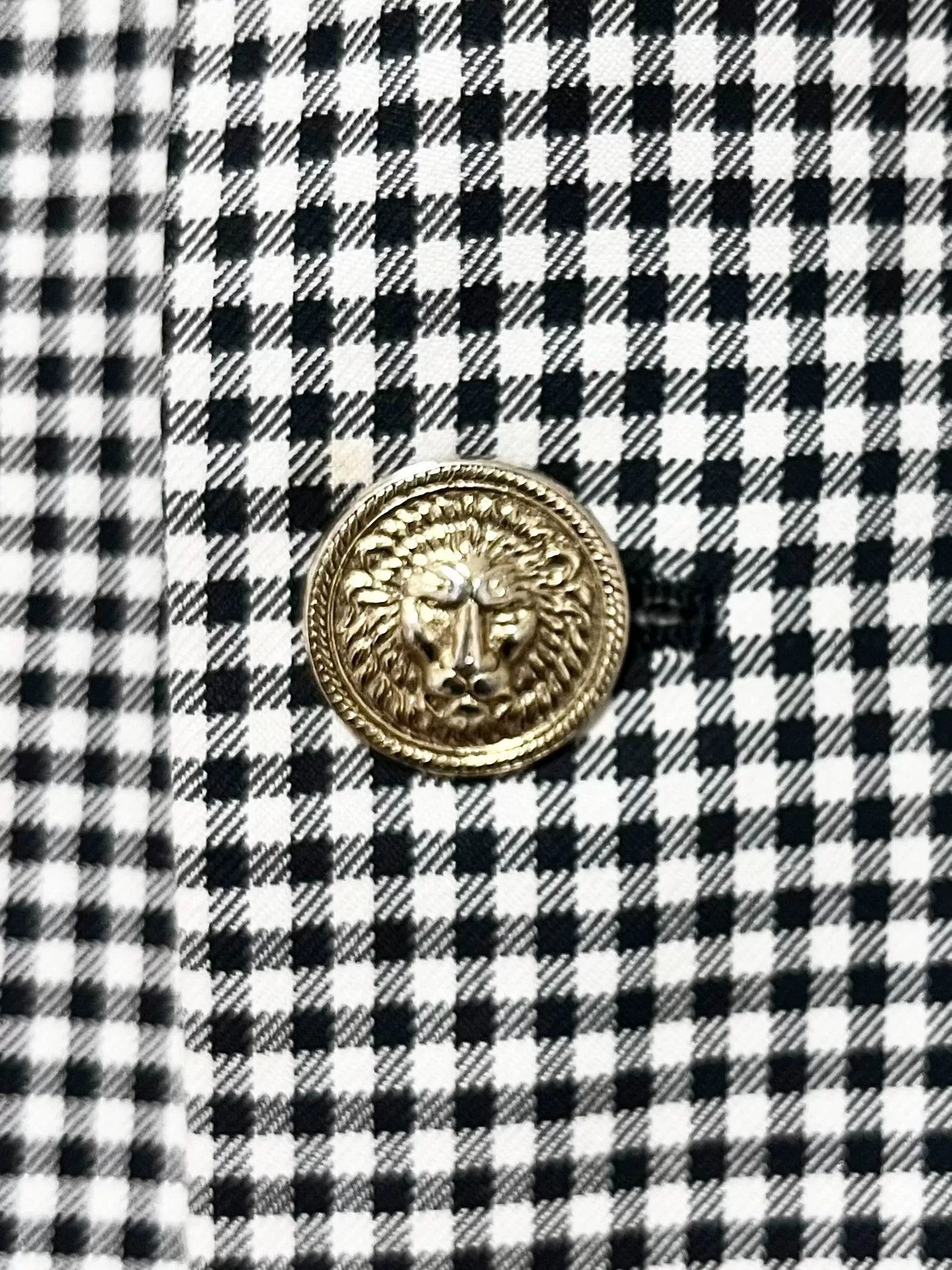Versus Versace Versus Checkered Loose Fit Blazer Size US L / EU 52-54 / 3 - 3 Thumbnail