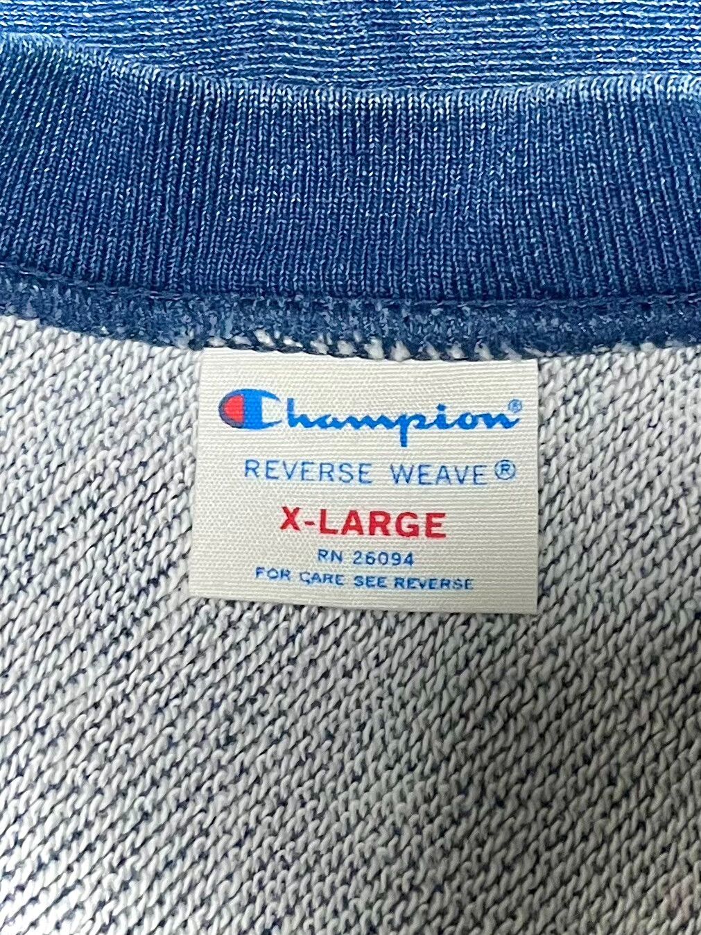 Champion Champion Reverse Weave Indigo Sweatshirt Size US XL / EU 56 / 4 - 3 Thumbnail