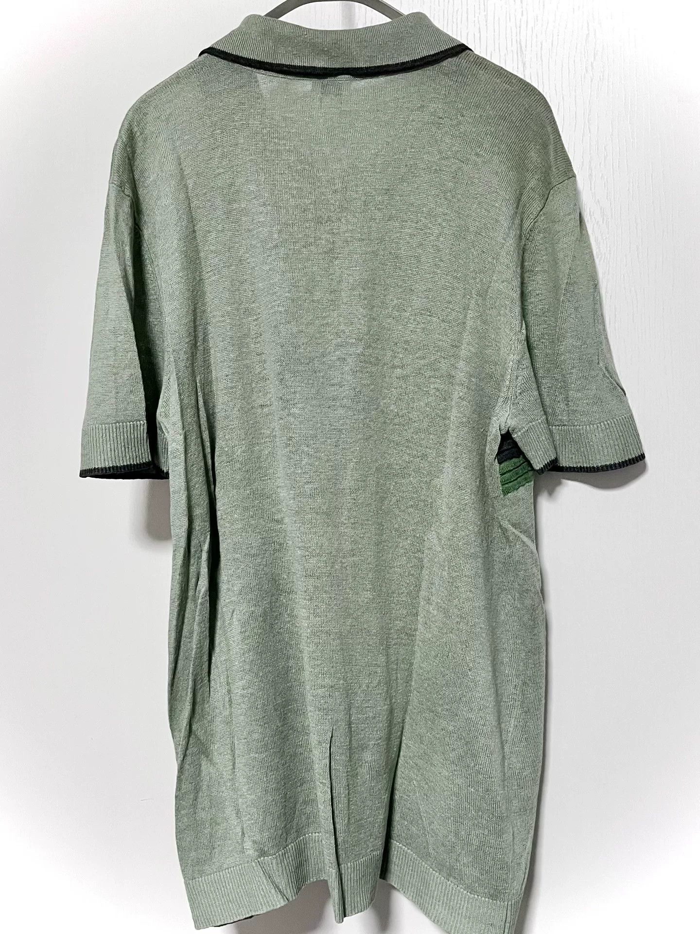 Armani Armani Collezioni Linen Polo Shirt Size US L / EU 52-54 / 3 - 5 Thumbnail