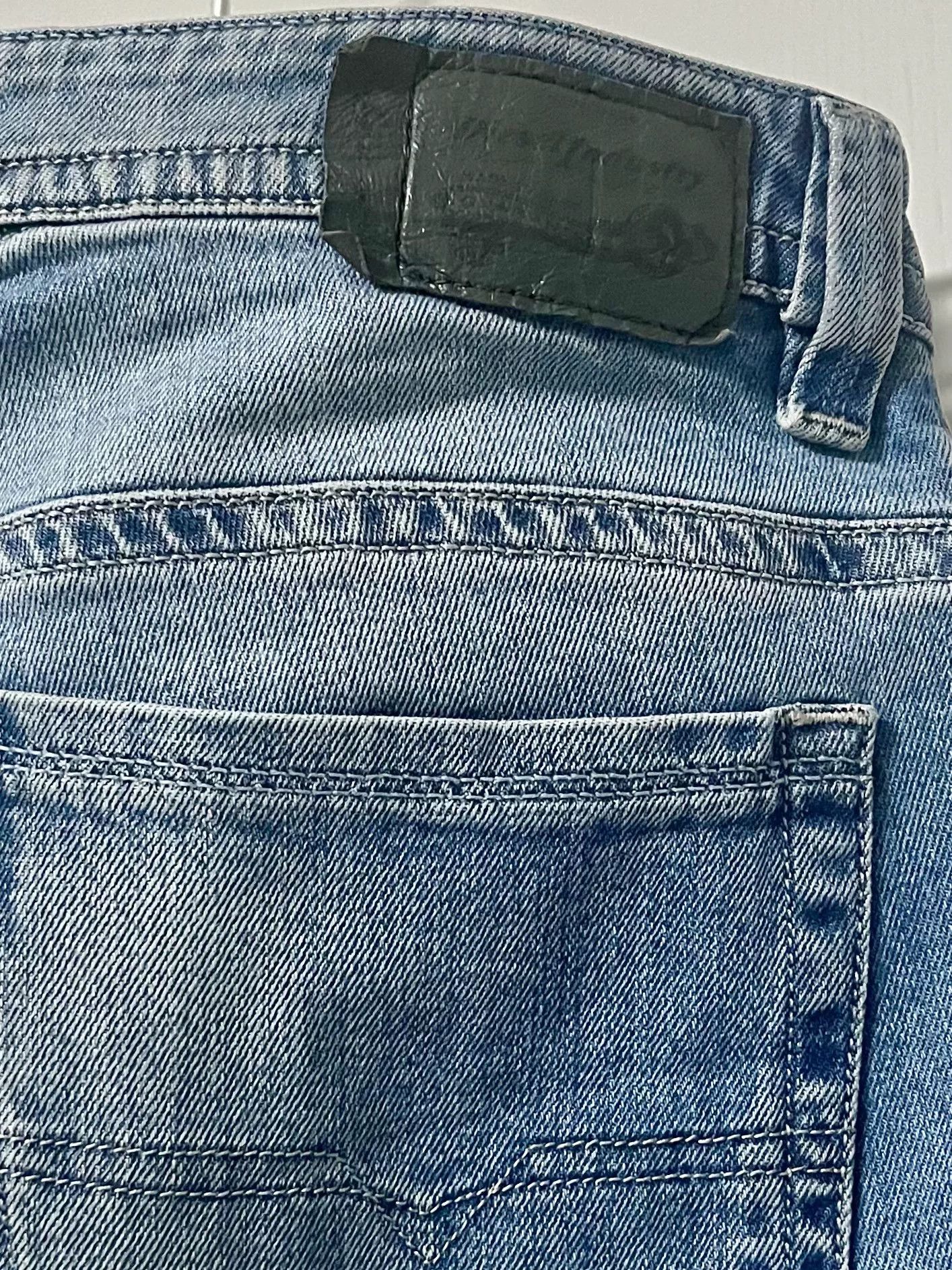 Diesel Diesel Washed Blue Slim Fit Jeans Size US 31 - 5 Thumbnail