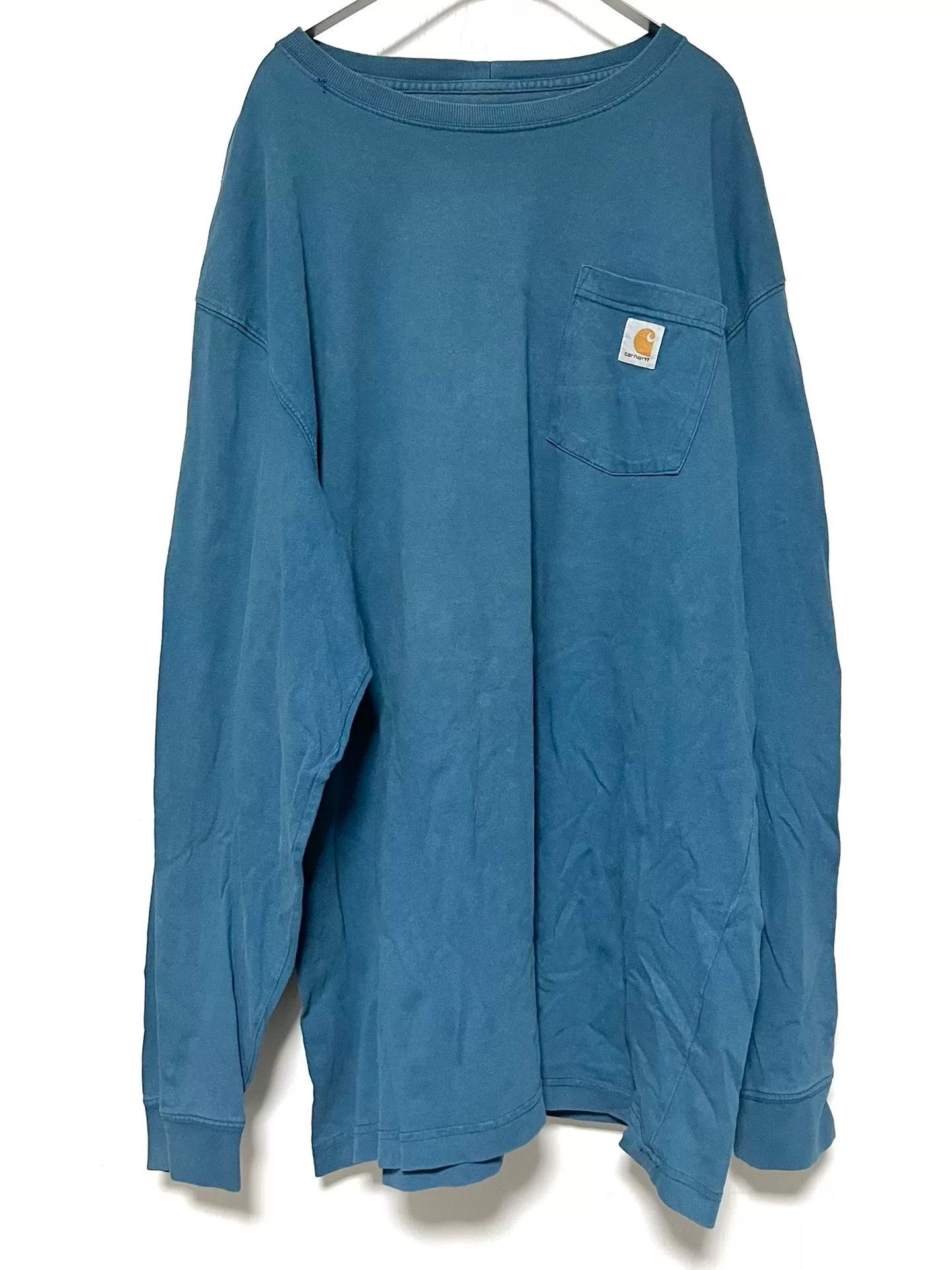 Carhartt Carhartt Washed Blue Oversized T-Shirt Size US XXL / EU 58 / 5 - 2 Thumbnail