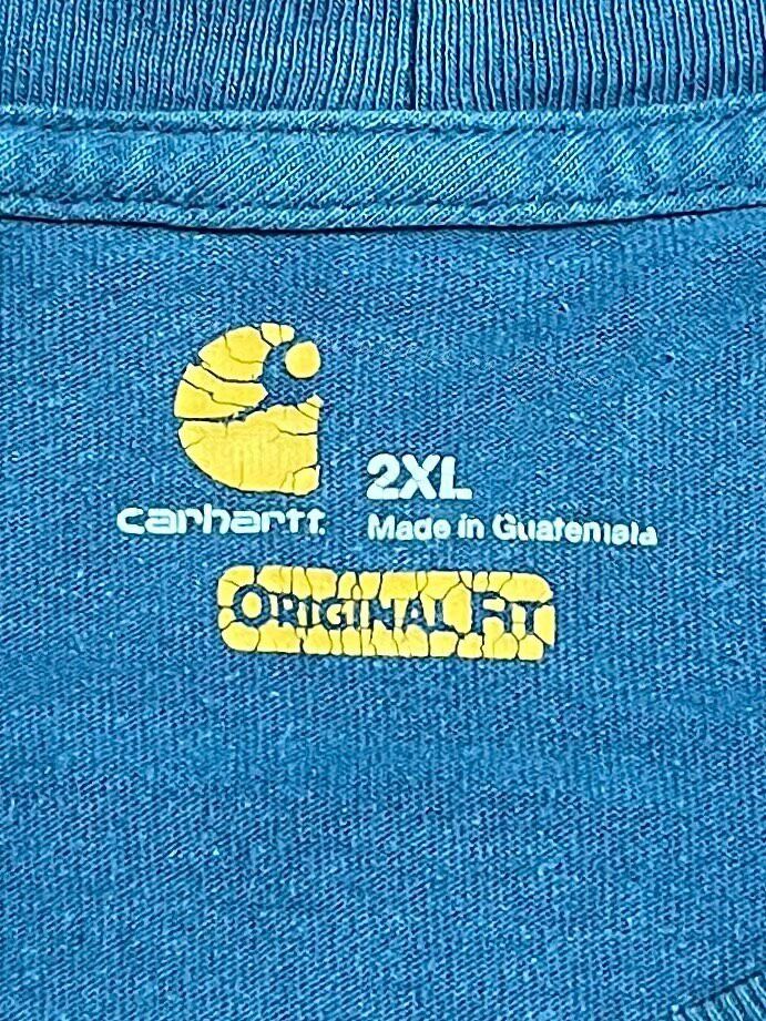 Carhartt Carhartt Washed Blue Oversized T-Shirt Size US XXL / EU 58 / 5 - 7 Thumbnail