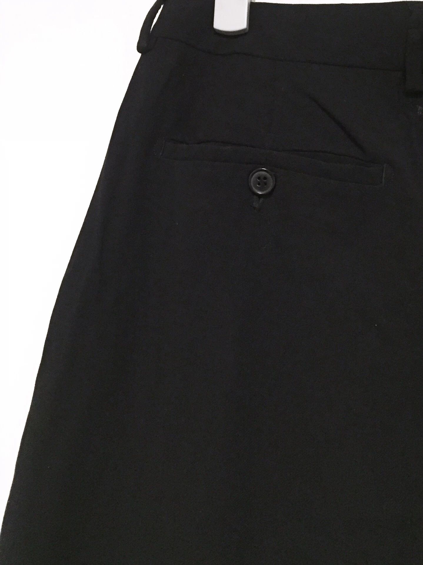 Armani Armani Black Wool Trousers Size US 36 / EU 52 - 5 Thumbnail