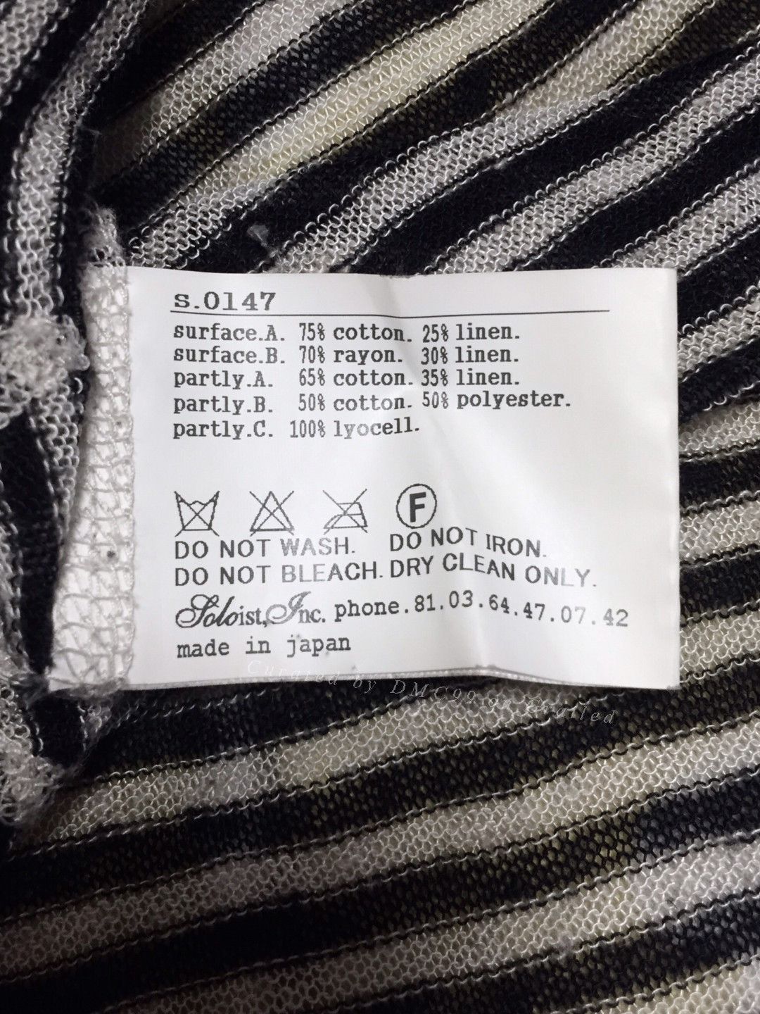 Takahiromiyashita The Soloist. Number (N)ine The Soloist Knit Linen T-Shirt Size US S / EU 44-46 / 1 - 5 Thumbnail