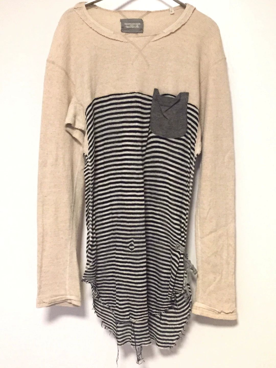 Takahiromiyashita The Soloist. Number (N)ine The Soloist Knit Linen T-Shirt Size US S / EU 44-46 / 1 - 2 Thumbnail