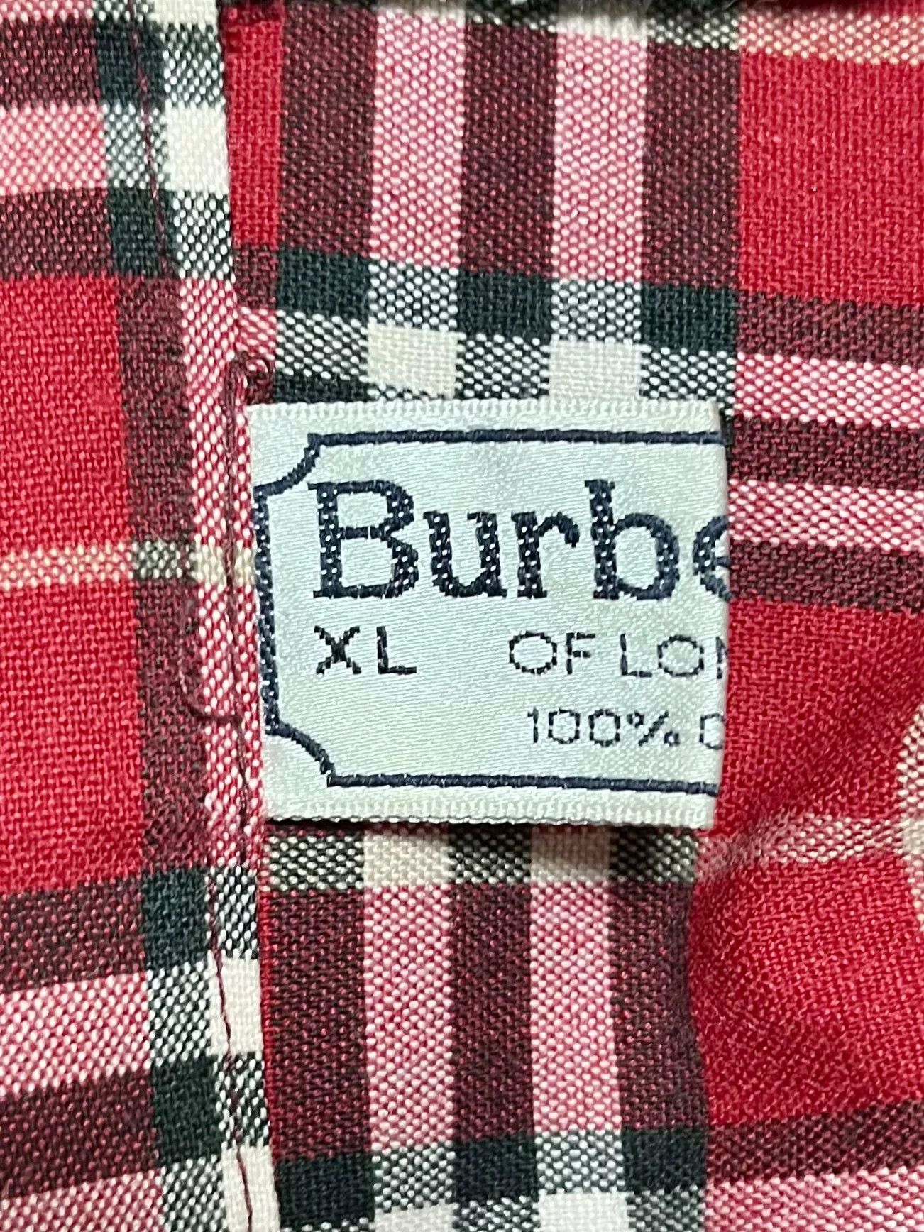 Burberry Burberry Vintage Red Tartan Straight-Leg Trousers Size 37" - 2 Thumbnail