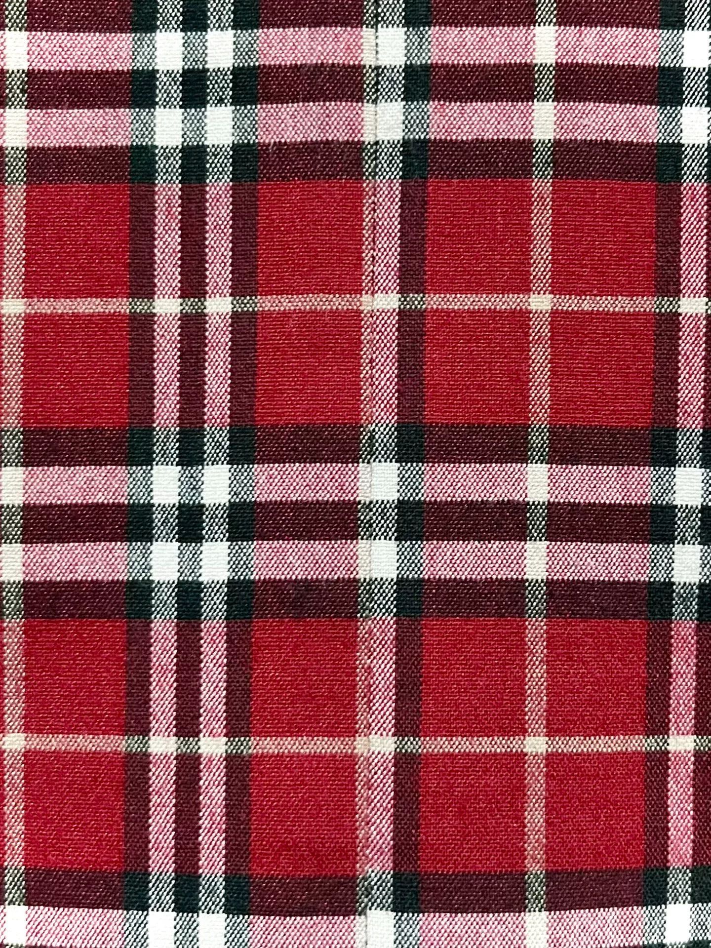 Burberry Burberry Vintage Red Tartan Straight-Leg Trousers Size 37" - 6 Thumbnail
