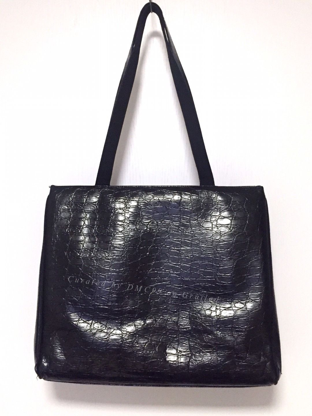 Salvatore Ferragamo Salvatore Feragamo Limited Crocodile Black Bag Size ONE SIZE - 6 Thumbnail