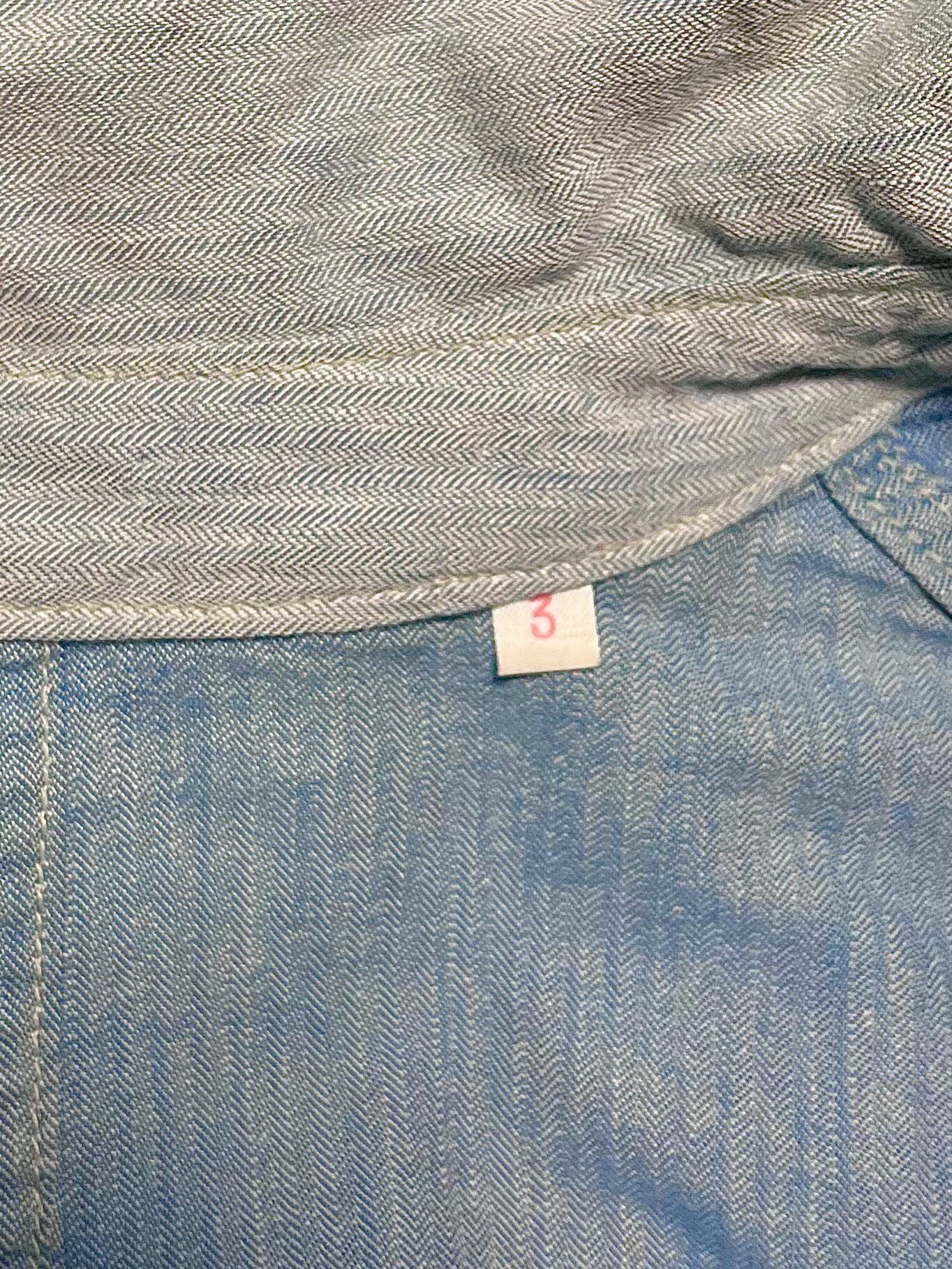 Blue Blue Japan Herringbone Indigo Denim Long Workwear Size US L / EU 52-54 / 3 - 7 Thumbnail