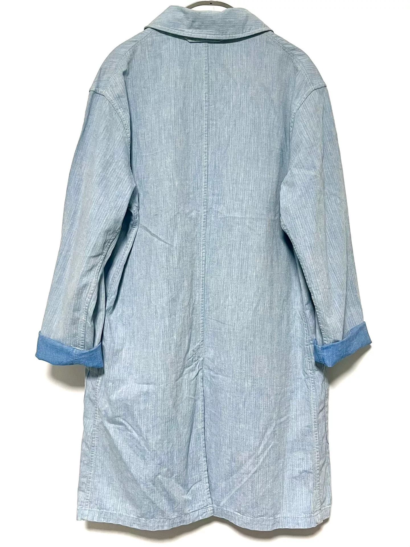 Blue Blue Japan Herringbone Indigo Denim Long Workwear Size US L / EU 52-54 / 3 - 5 Thumbnail