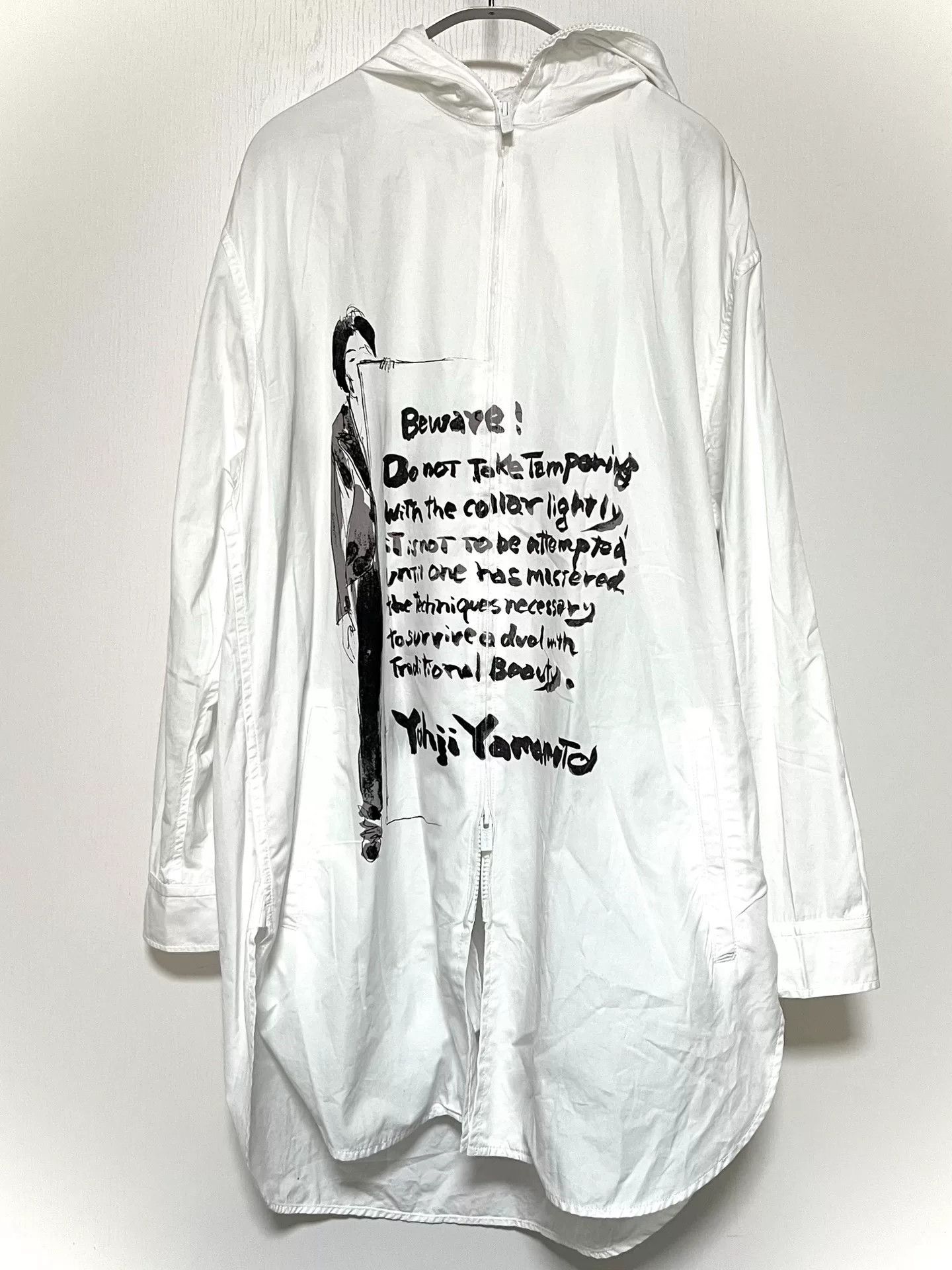 Yohji Yamamoto Yohji Yamamoto Runway White Shirt Trench Size M / US 6-8 / IT 42-44 - 3 Thumbnail