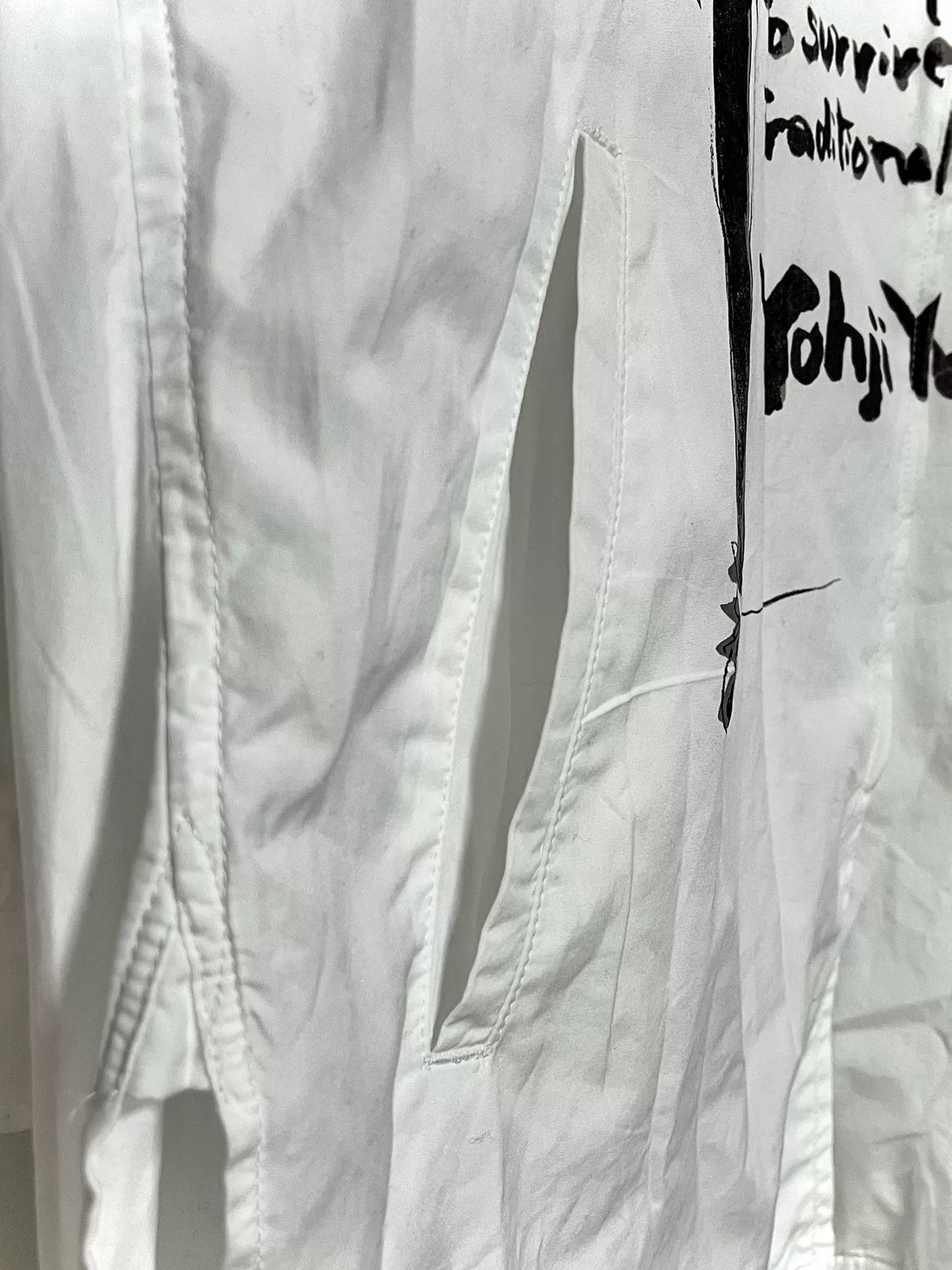Yohji Yamamoto Yohji Yamamoto Runway White Shirt Trench Size M / US 6-8 / IT 42-44 - 8 Thumbnail