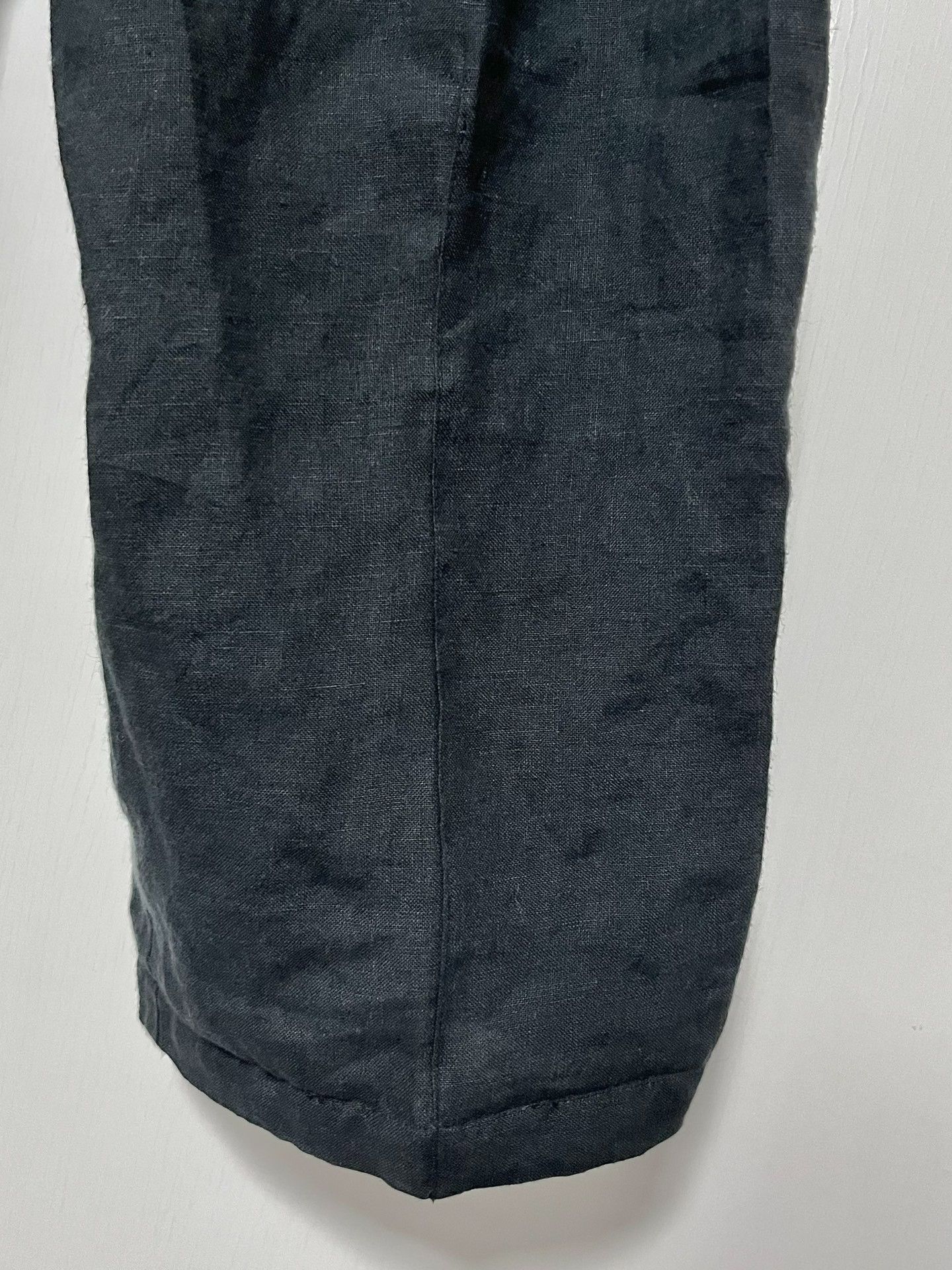 Christopher Nemeth NEMETH Tailored Black Linen Pants Size US 32 / EU 48 - 7 Thumbnail