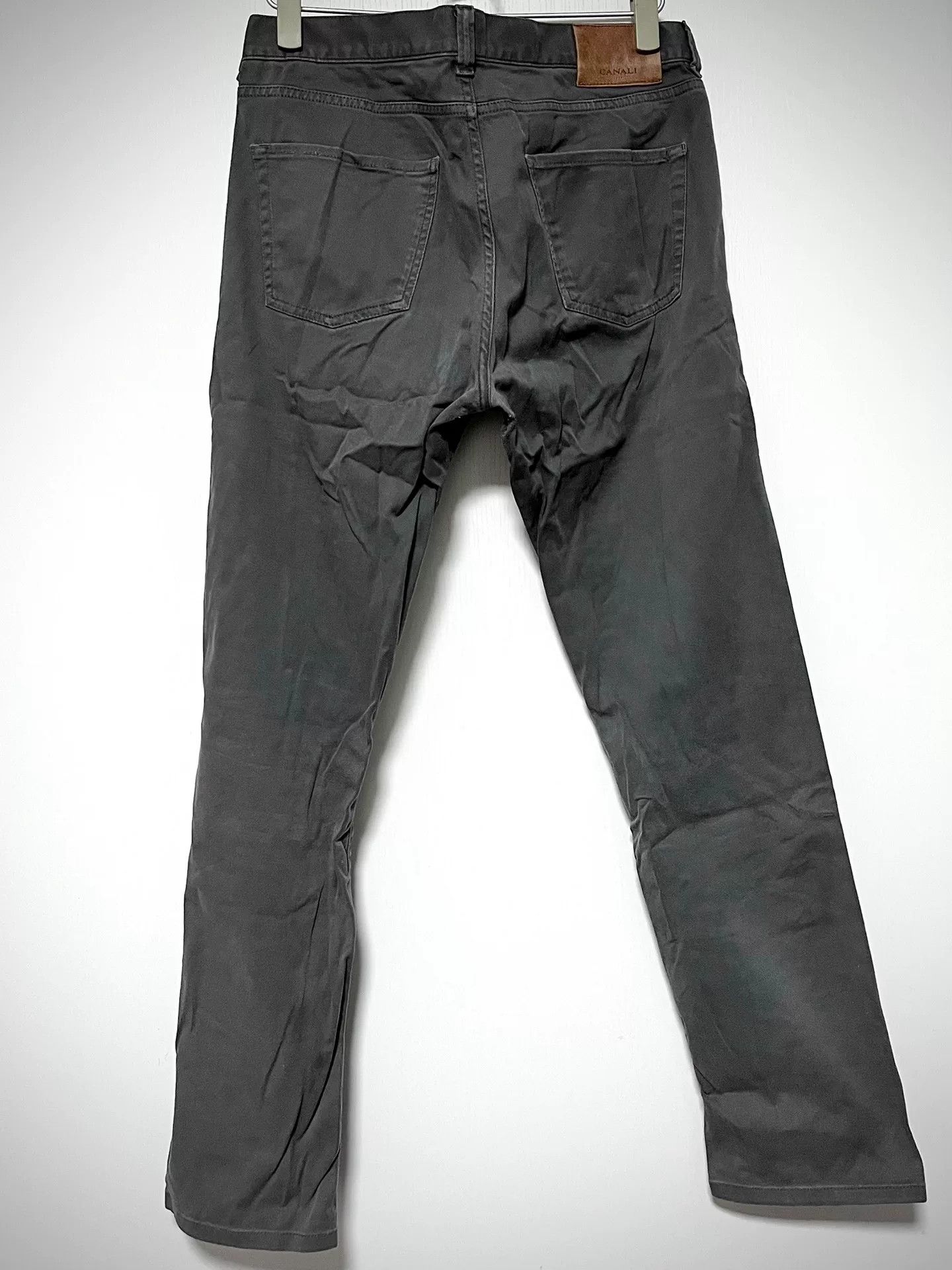 Canali Canali Gray Twill Jeans Size US 43 - 4 Thumbnail