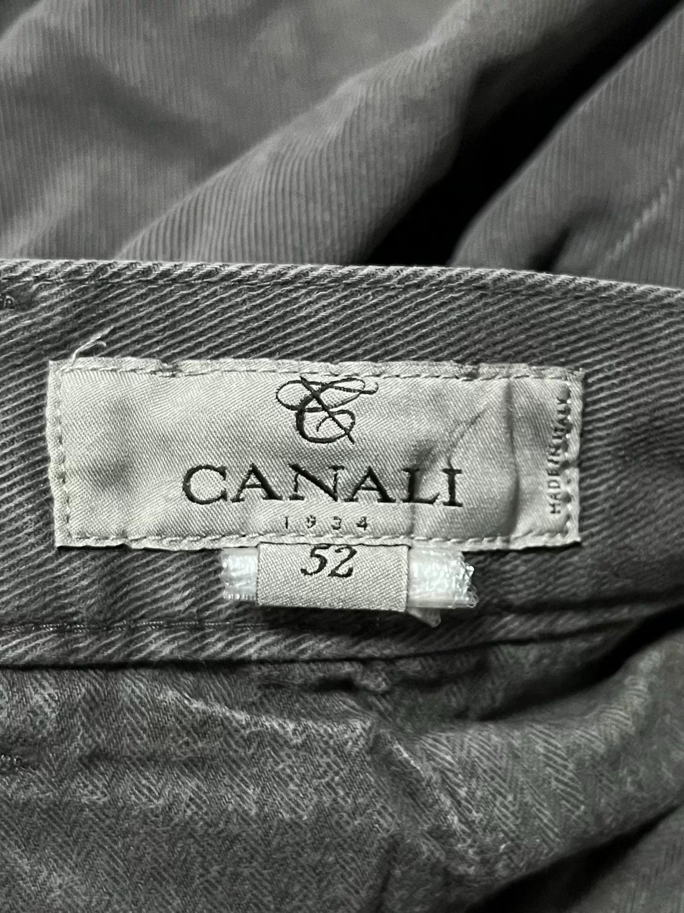 Canali Canali Gray Twill Jeans Size US 43 - 5 Thumbnail