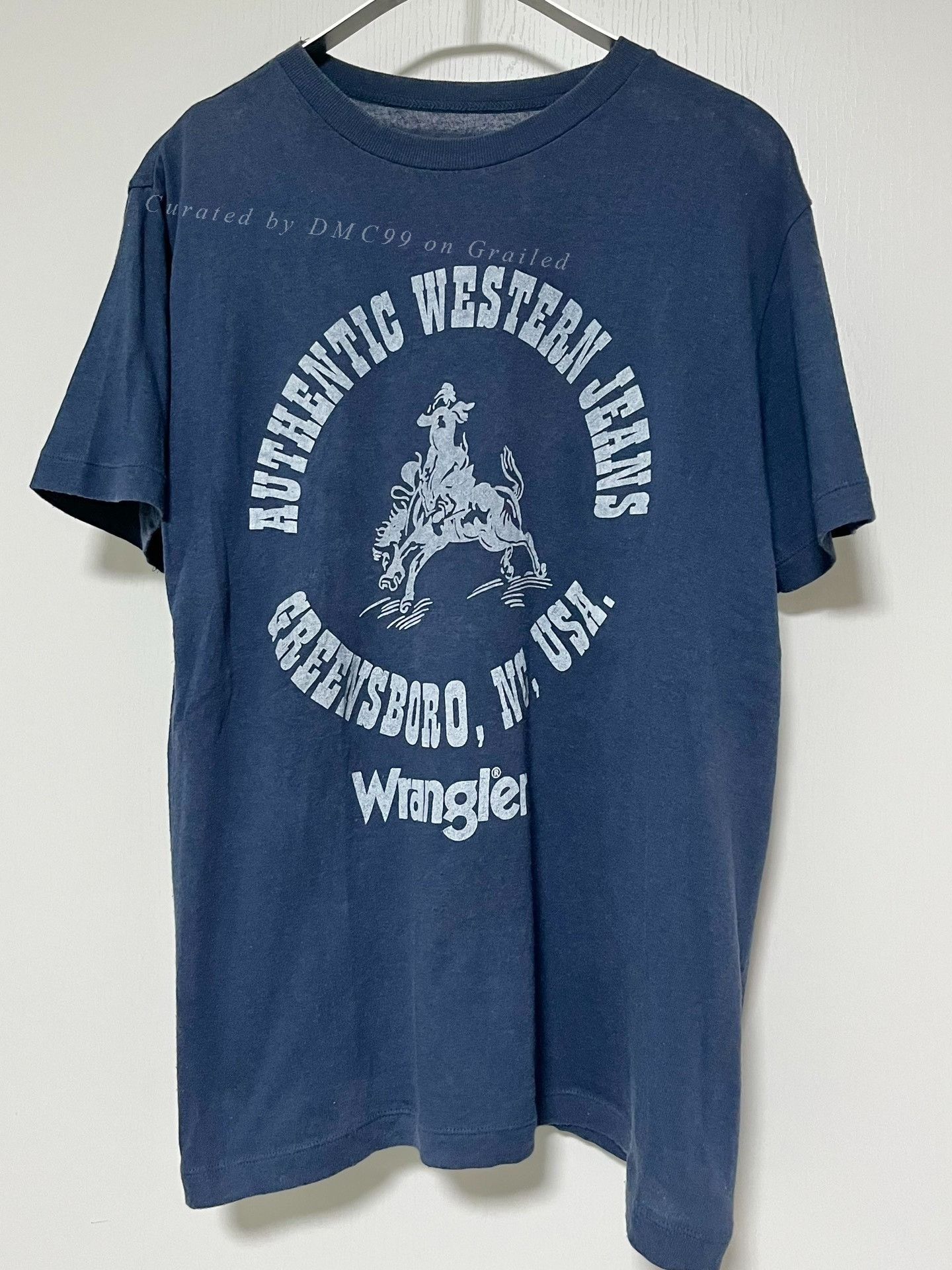 Wrangler Wrangler Indigo Vintage Seamless T-Shirt Size US S / EU 44-46 / 1 - 2 Thumbnail