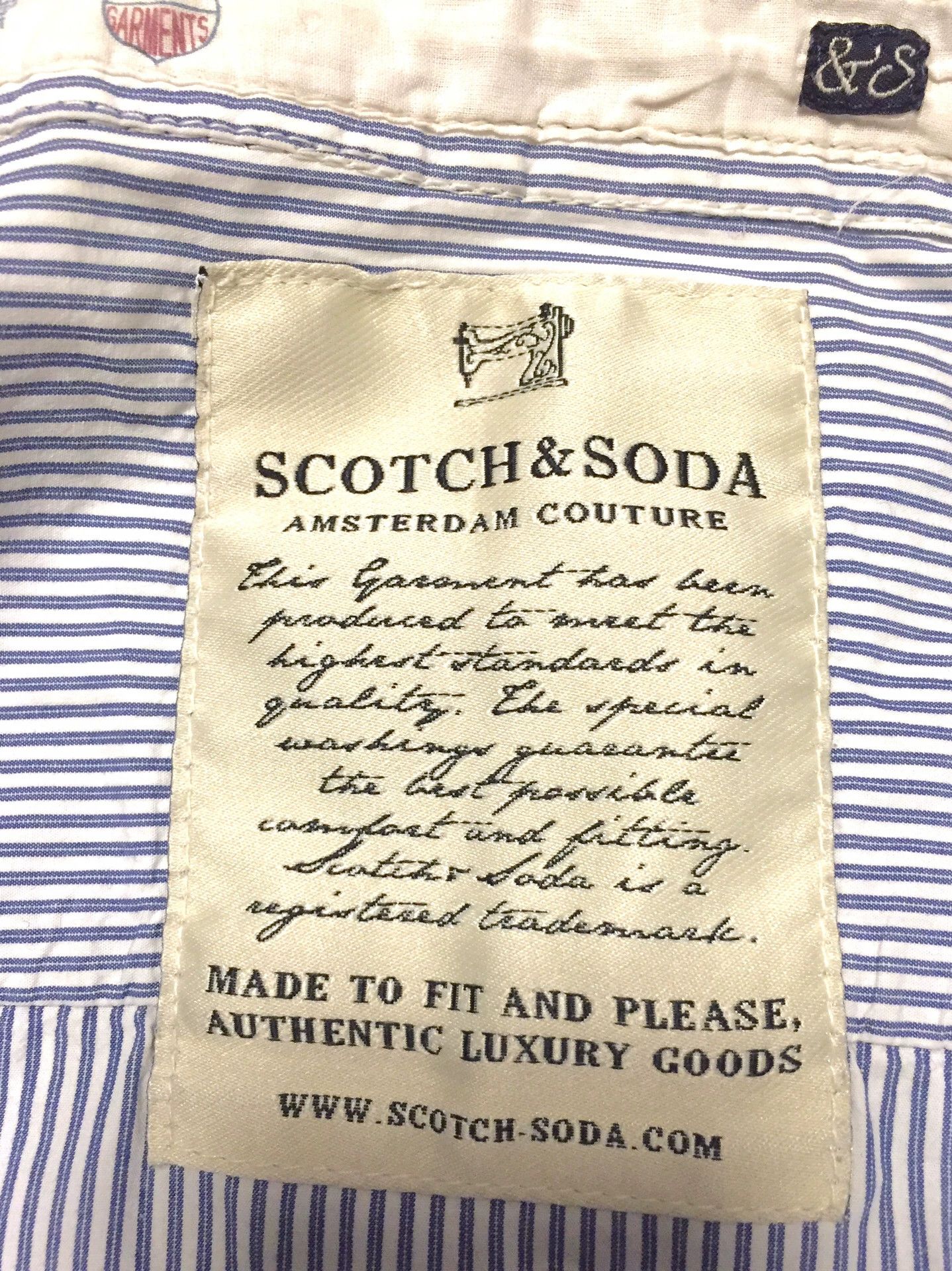 Scotch & Soda Scotch & Soda Striped Shirt Size US L / EU 52-54 / 3 - 2 Thumbnail