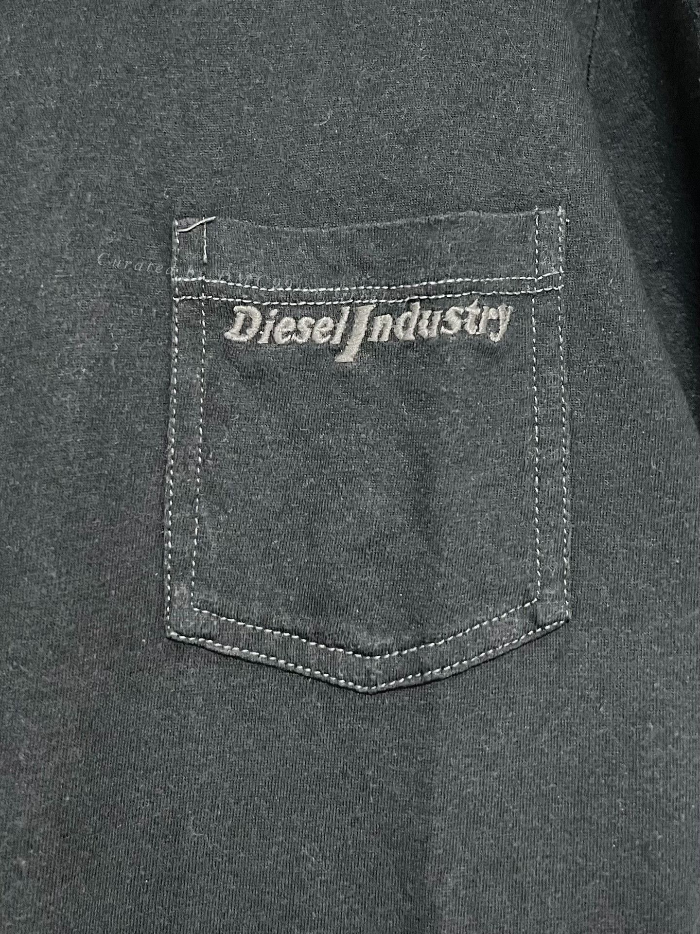 Diesel Diesel Washed Black Cotton T-Shirt Size US S / EU 44-46 / 1 - 2 Thumbnail