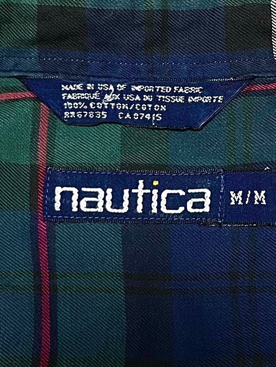 Nautica Nautica Vintage Oversize Plaid BD Shirt USA Size US M / EU 48-50 / 2 - 2 Thumbnail