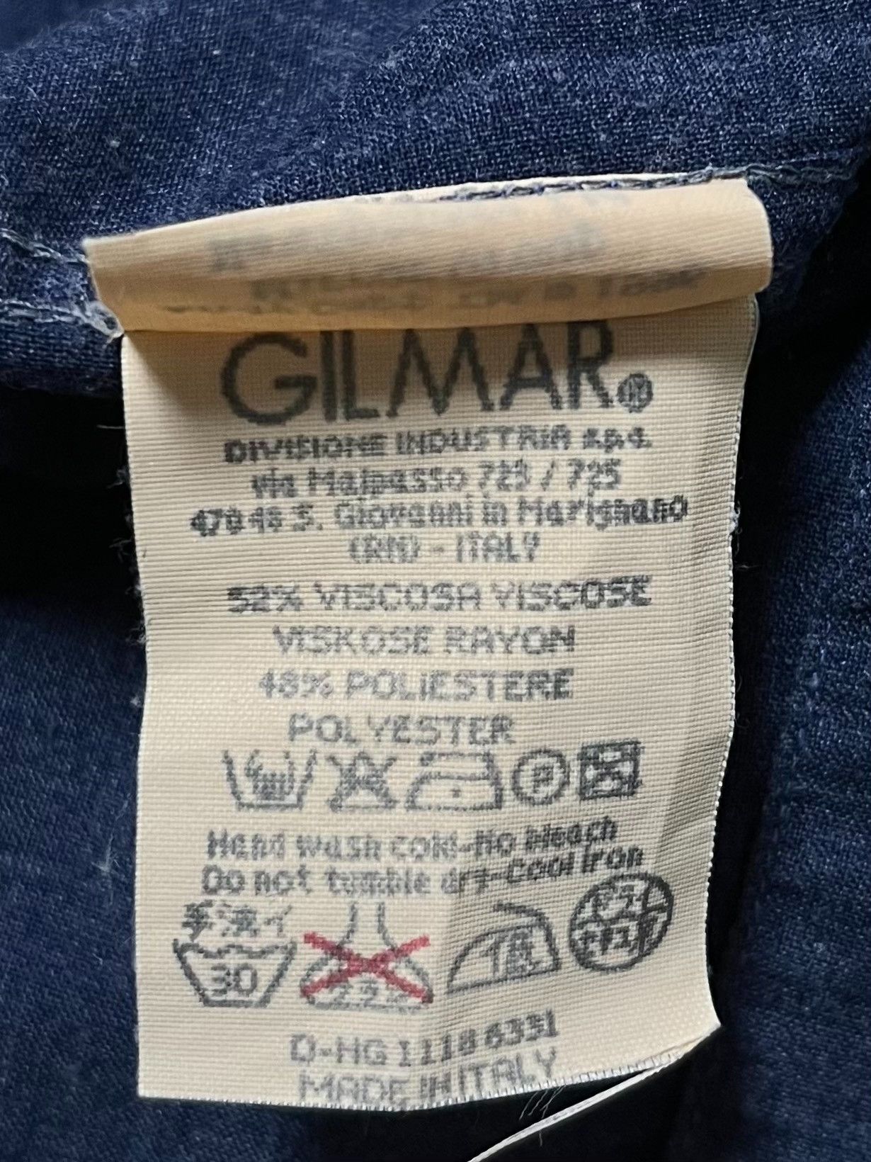 Iceberg ICEBERG Denim Blue Loose Fit Shirt Size US S / EU 44-46 / 1 - 8 Thumbnail