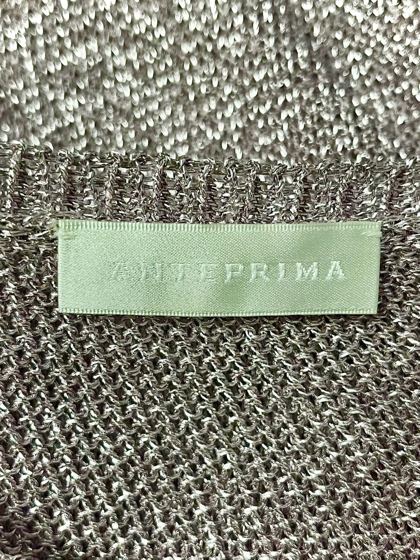 ANTEPRIMA ANTEPRIMA Metallic Knit Vest Size S / US 4 / IT 40 - 2 Thumbnail