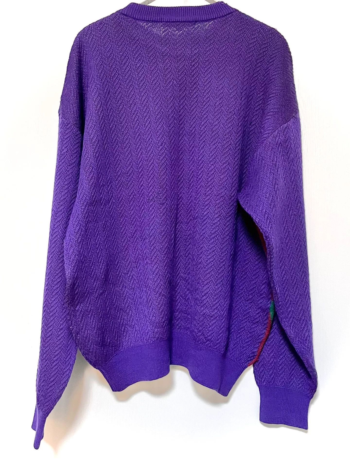 Balenciaga Balenciaga 90s Oversize Floral Wool Sweater Size US L / EU 52-54 / 3 - 5 Thumbnail