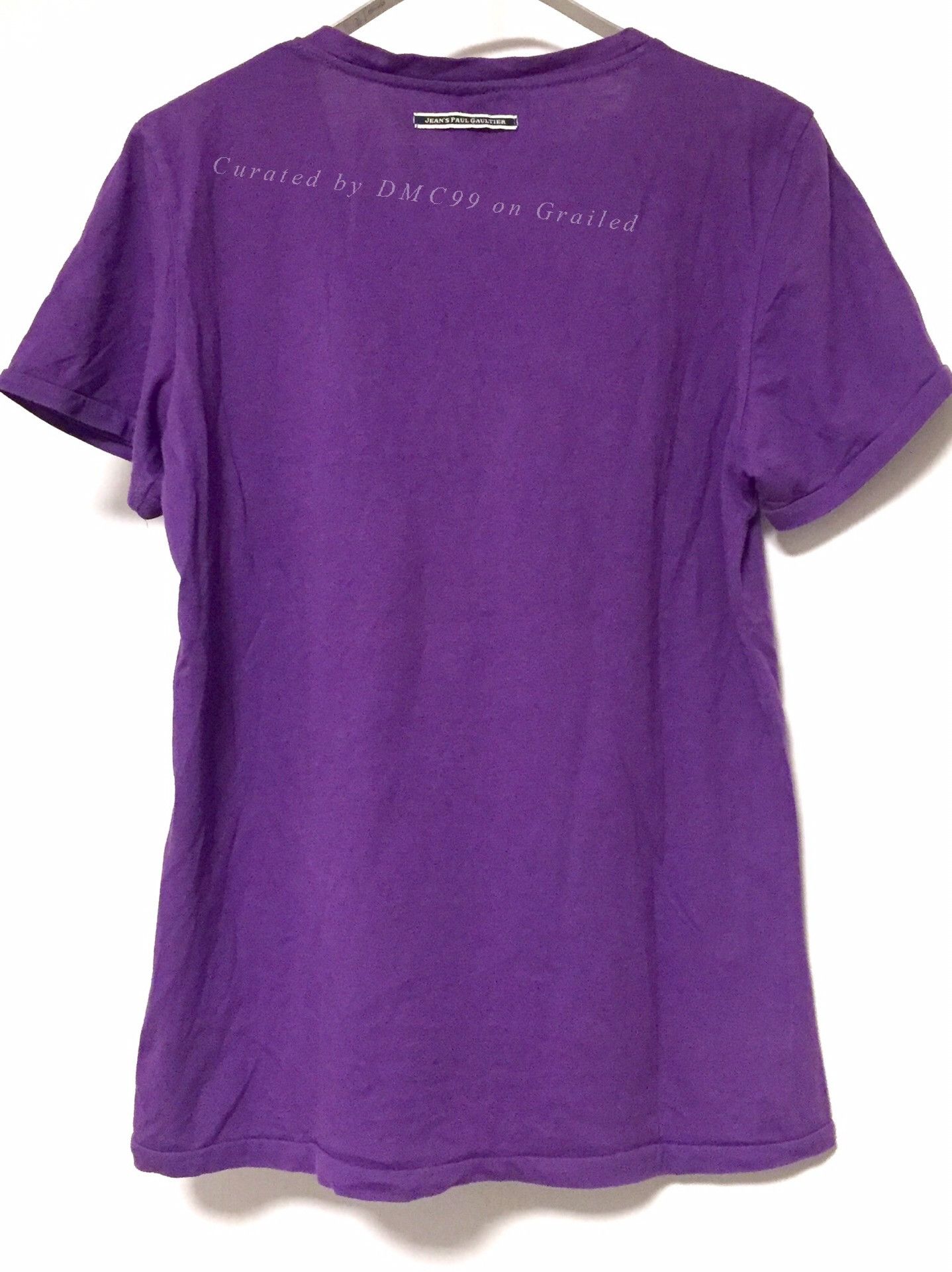 Jean Paul Gaultier Jean Paul Gaultier Purple Denim Patch T-shirt Size US M / EU 48-50 / 2 - 2 Thumbnail