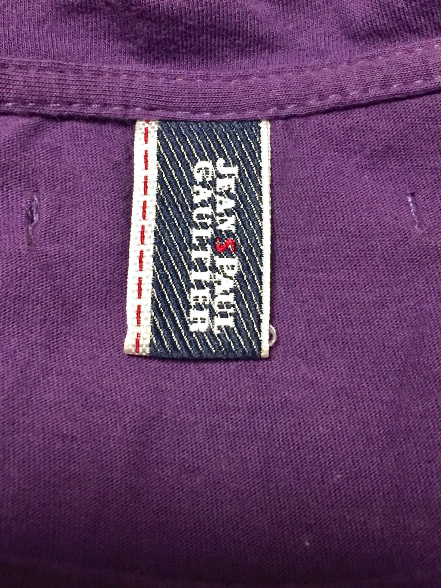 Jean Paul Gaultier Jean Paul Gaultier Purple Denim Patch T-shirt Size US M / EU 48-50 / 2 - 5 Thumbnail