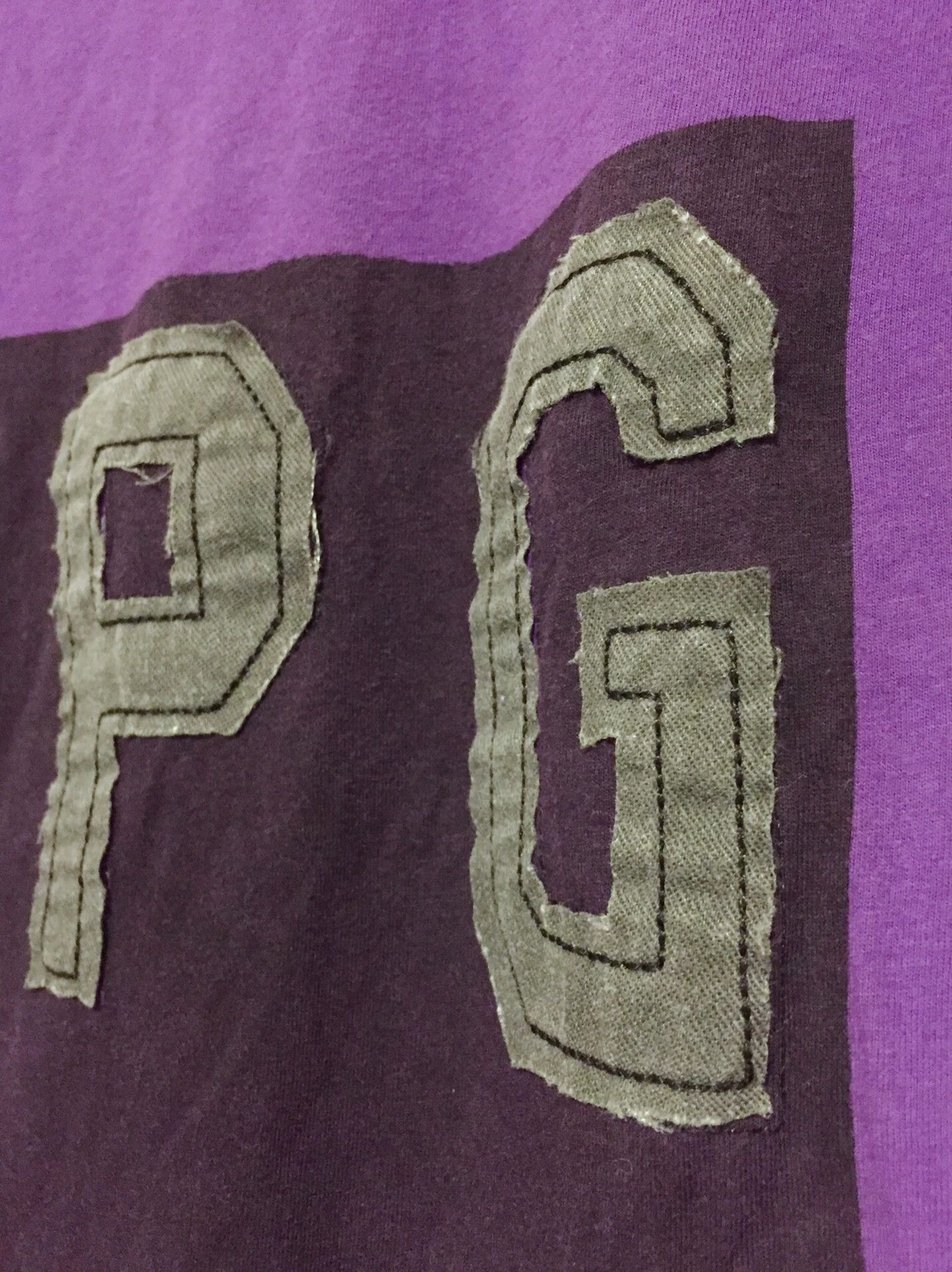 Jean Paul Gaultier Jean Paul Gaultier Purple Denim Patch T-shirt Size US M / EU 48-50 / 2 - 3 Thumbnail