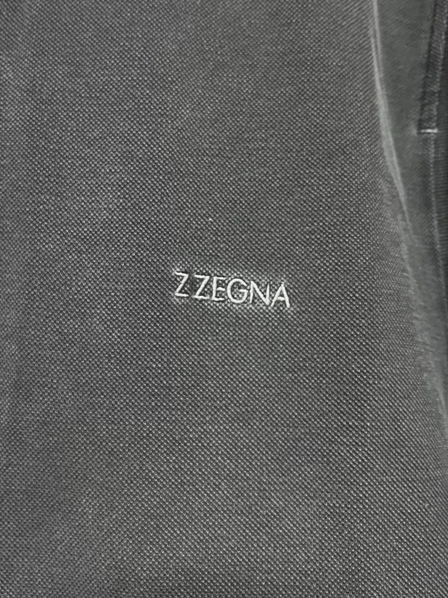 Ermenegildo Zegna Zegna Washed Gray Polo Shirt Size US M / EU 48-50 / 2 - 3 Thumbnail