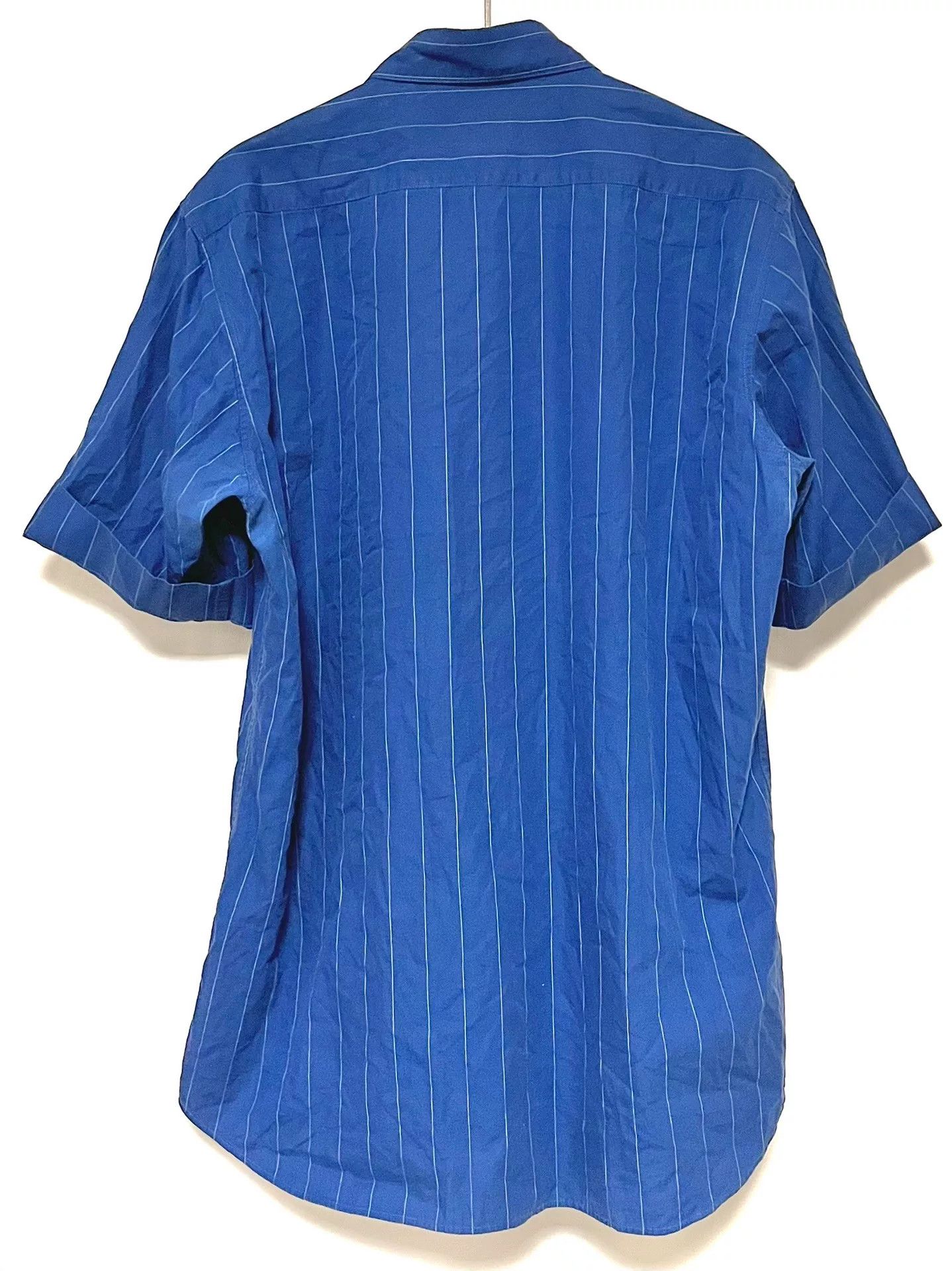 agnes b. agnes b. Ink Blue Striped Workwear Shirt Size US XXS / EU 40 - 2 Thumbnail
