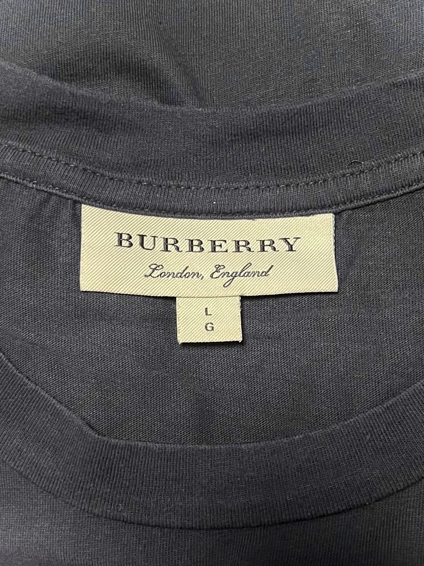 Burberry Burberry Embroidered Logo T-Shirt Size US L / EU 52-54 / 3 - 2 Thumbnail