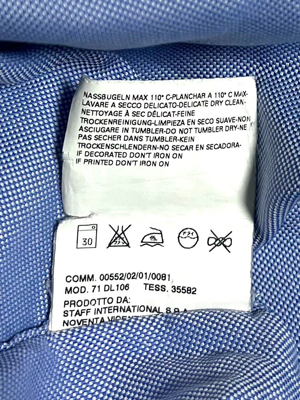 Dsquared2 Dsquared2 Light Blue Oxford Shirt Size US XS / EU 42 / 0 - 9 Thumbnail