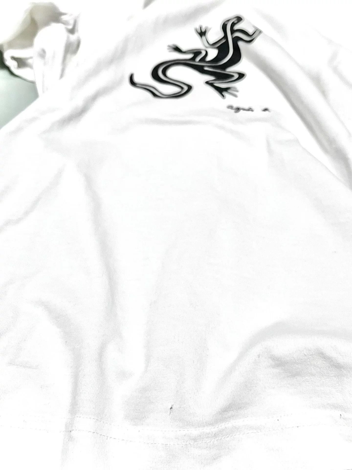 agnes b. agnès b. Printed T-shirt Black Gecko Logo Size S / US 4 / IT 40 - 5 Thumbnail