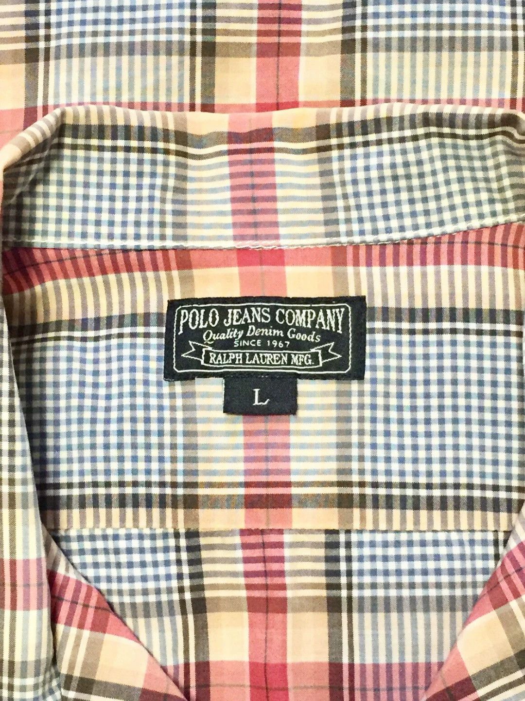 RRL Ralph Lauren Ralph Lauren RRL Plaid Work Shirt Size US L / EU 52-54 / 3 - 3 Thumbnail