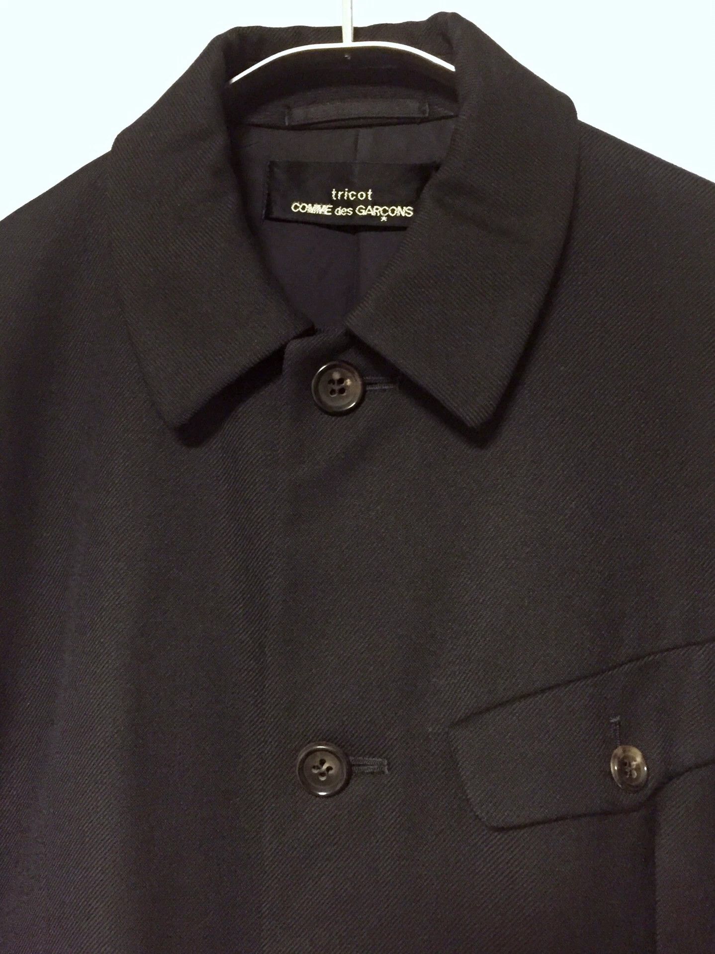 Comme des Garcons COMME des GARCONS Wool Blazer with Horn Buttons Size US M / EU 48-50 / 2 - 5 Thumbnail